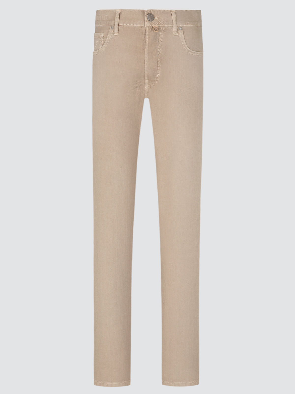 Beige pants on a white background