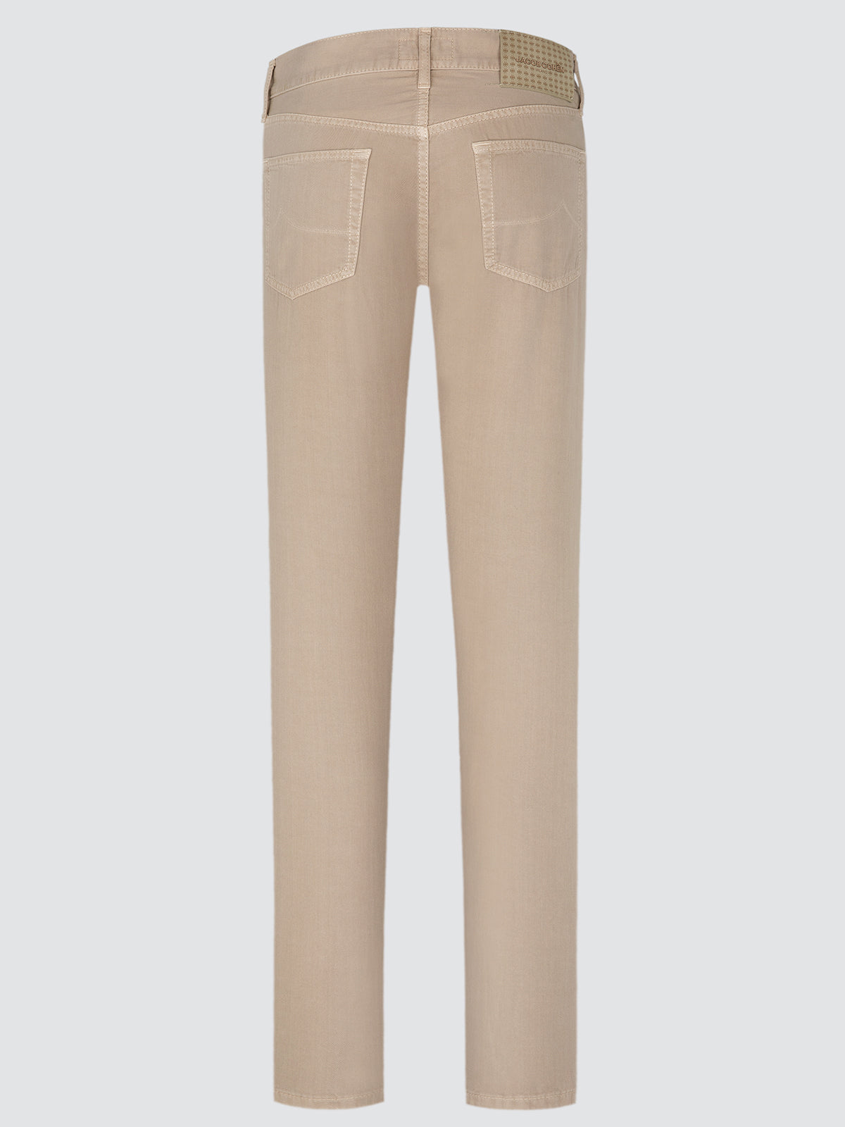 Beige pants on a white background