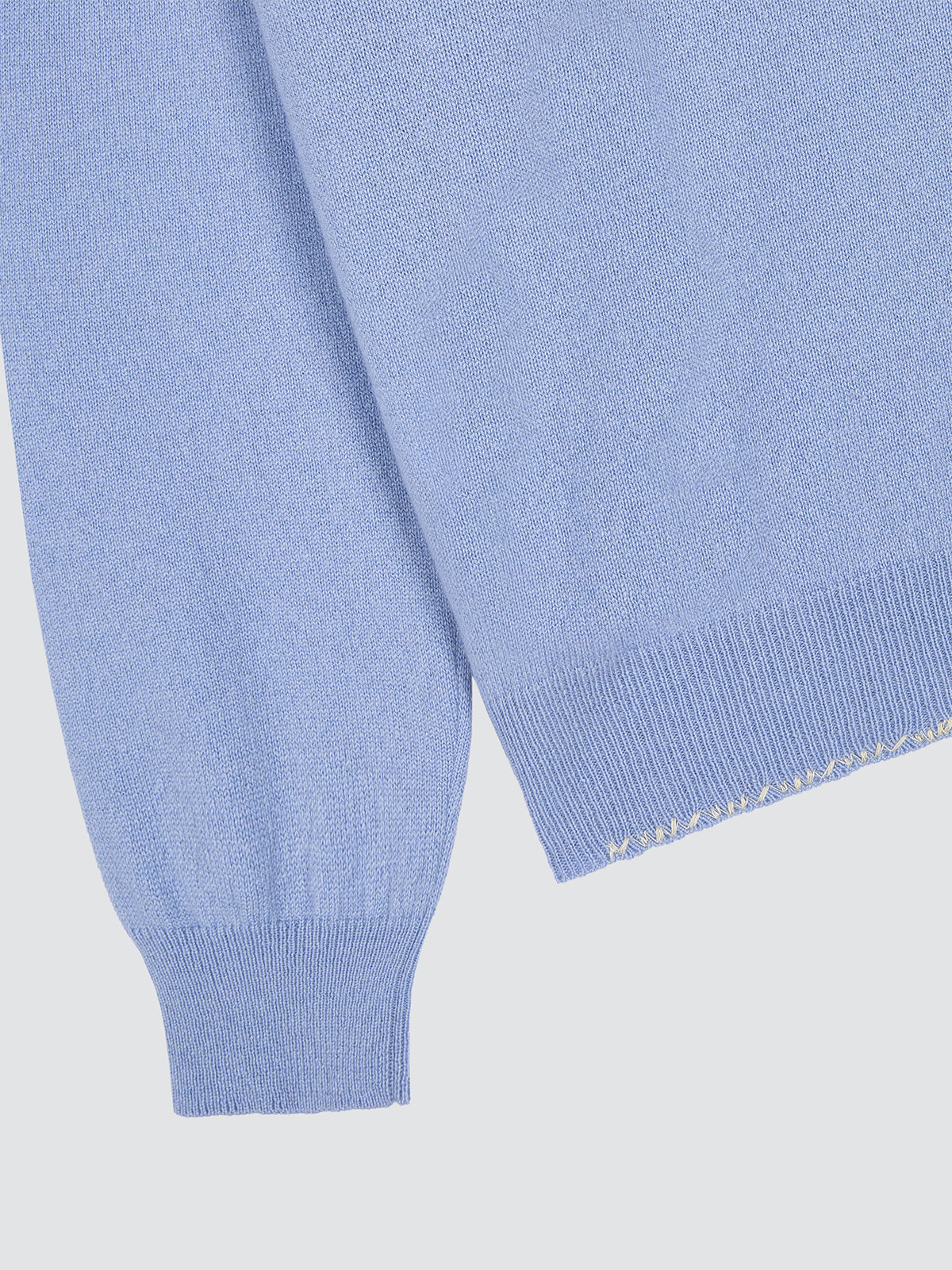 Pullover in powder blue Cashmere