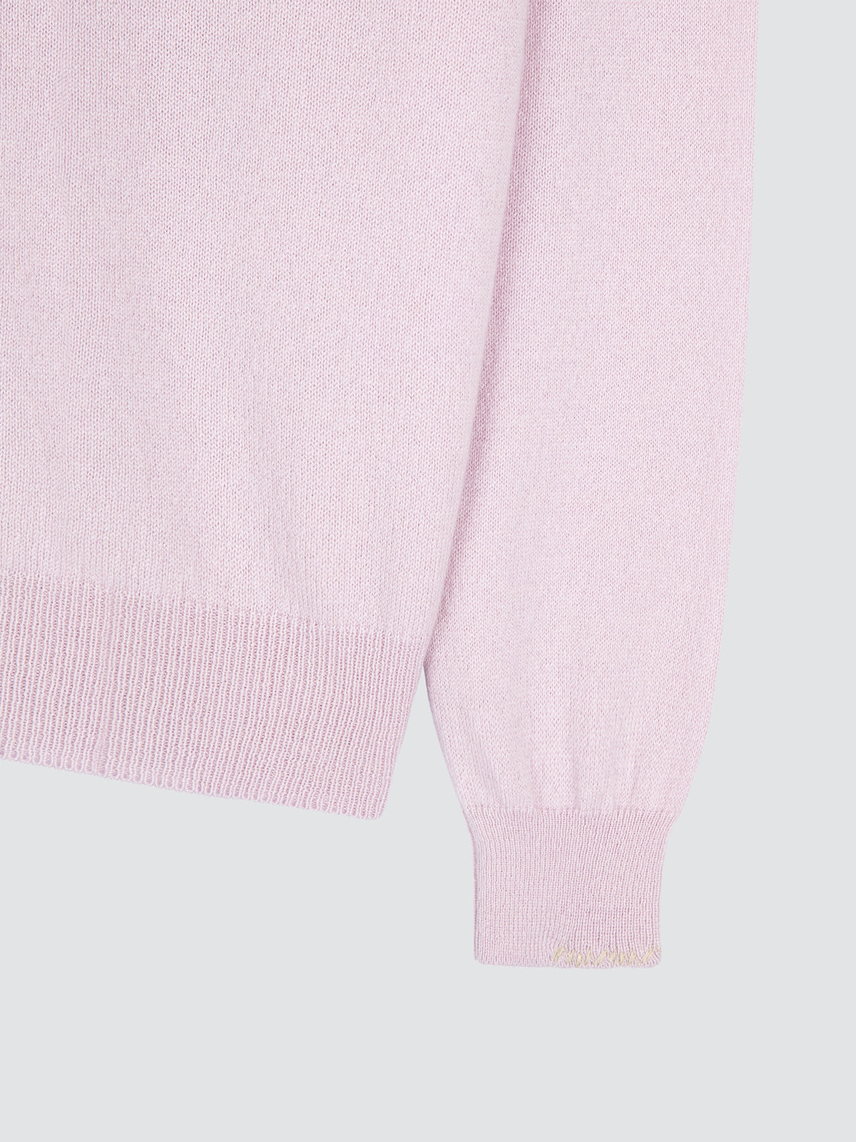 Pull en cachemire rose pastel