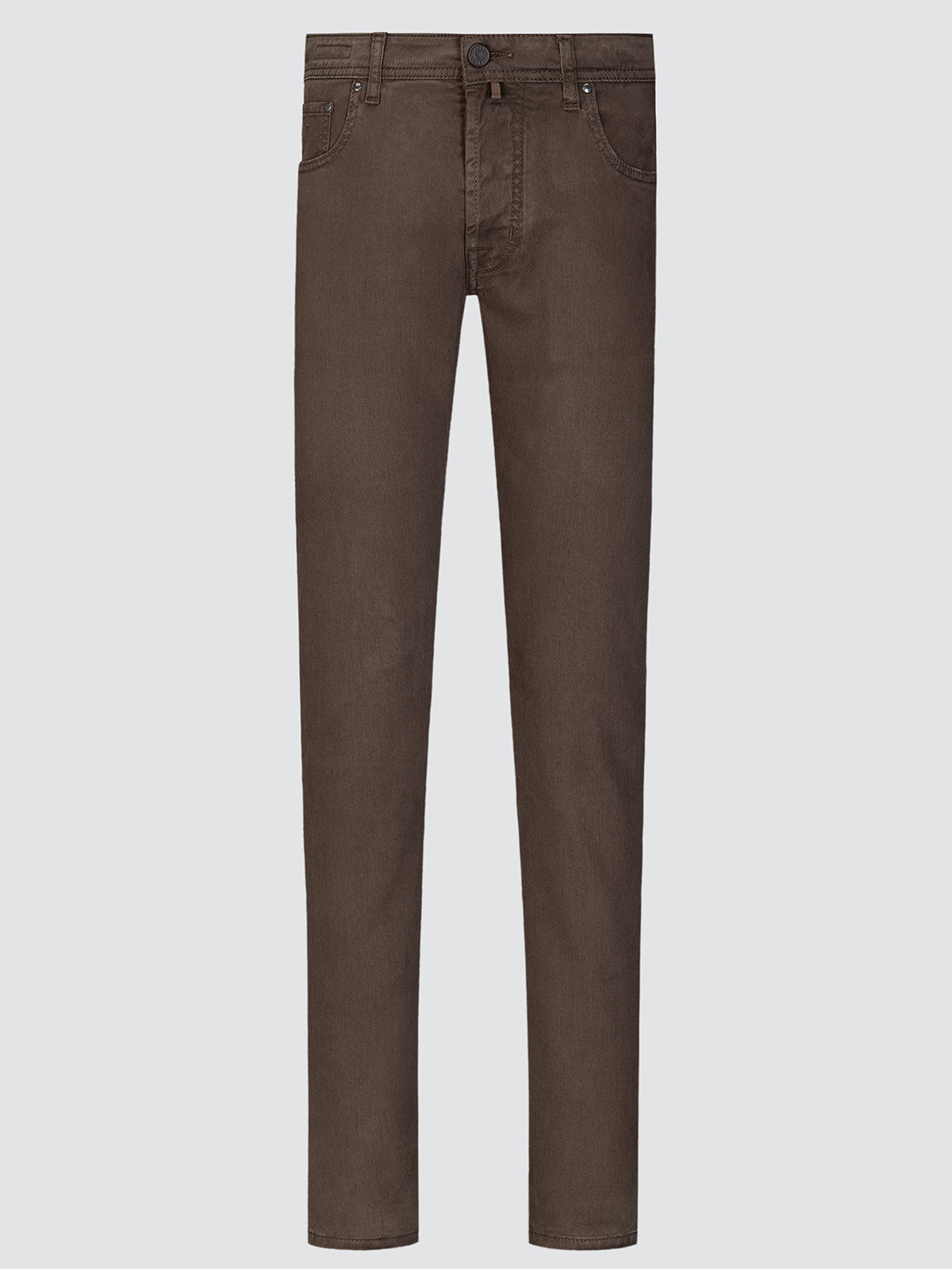 Jacob Cohen brown pants 5 pockets front view