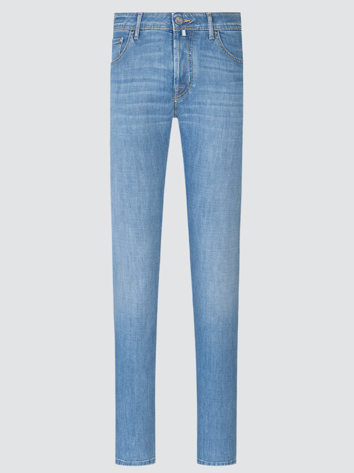 Nick 5 Pocket Jeans in Light Blue Power Stretch Denim