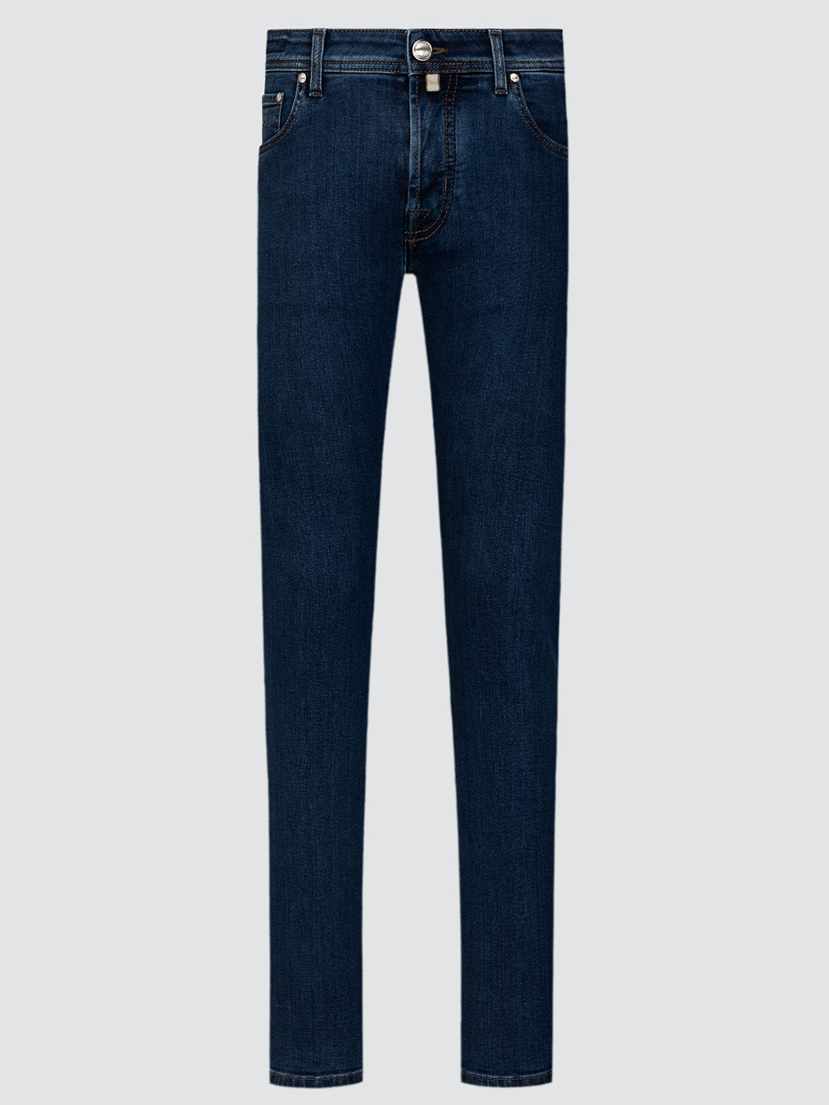 Nick Dark blue jeans Jacob Cohën Milano on a light gray background