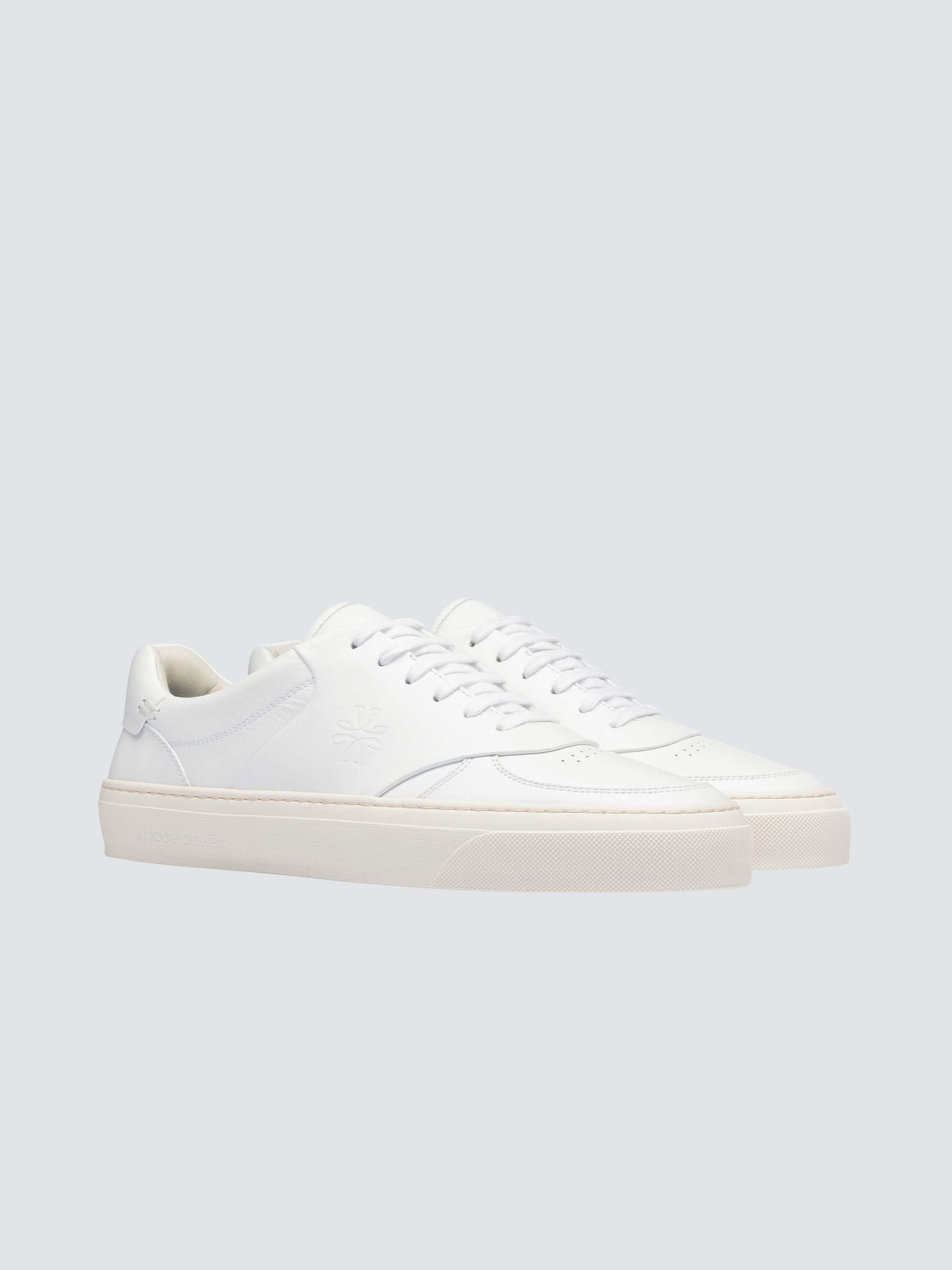 DREAMER WHITE LEATHER SNEAKERS