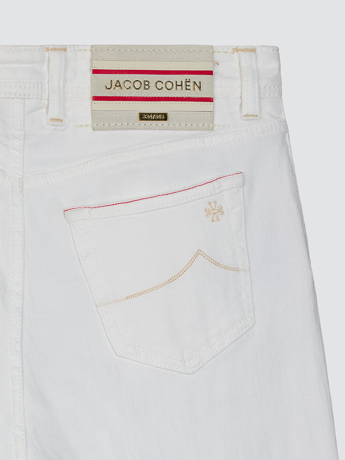 BARD LIMITED EDITION WHITE STRETCH JACOB COHEN