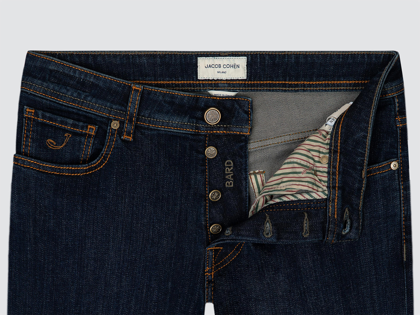 Bard - dark blue comfort denim