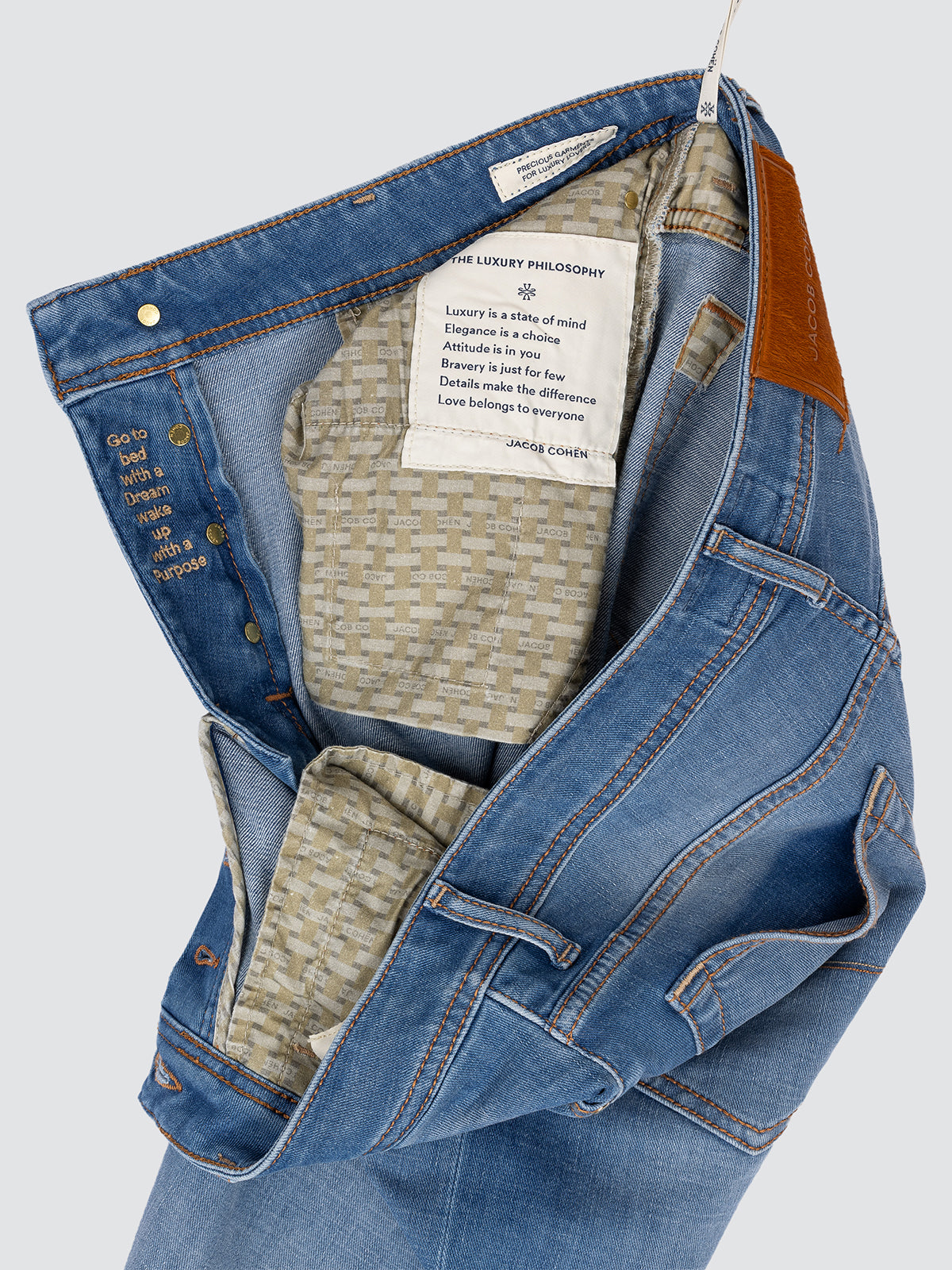 Bard Regular-Slim Jeans in Mittelblau Super Stretch