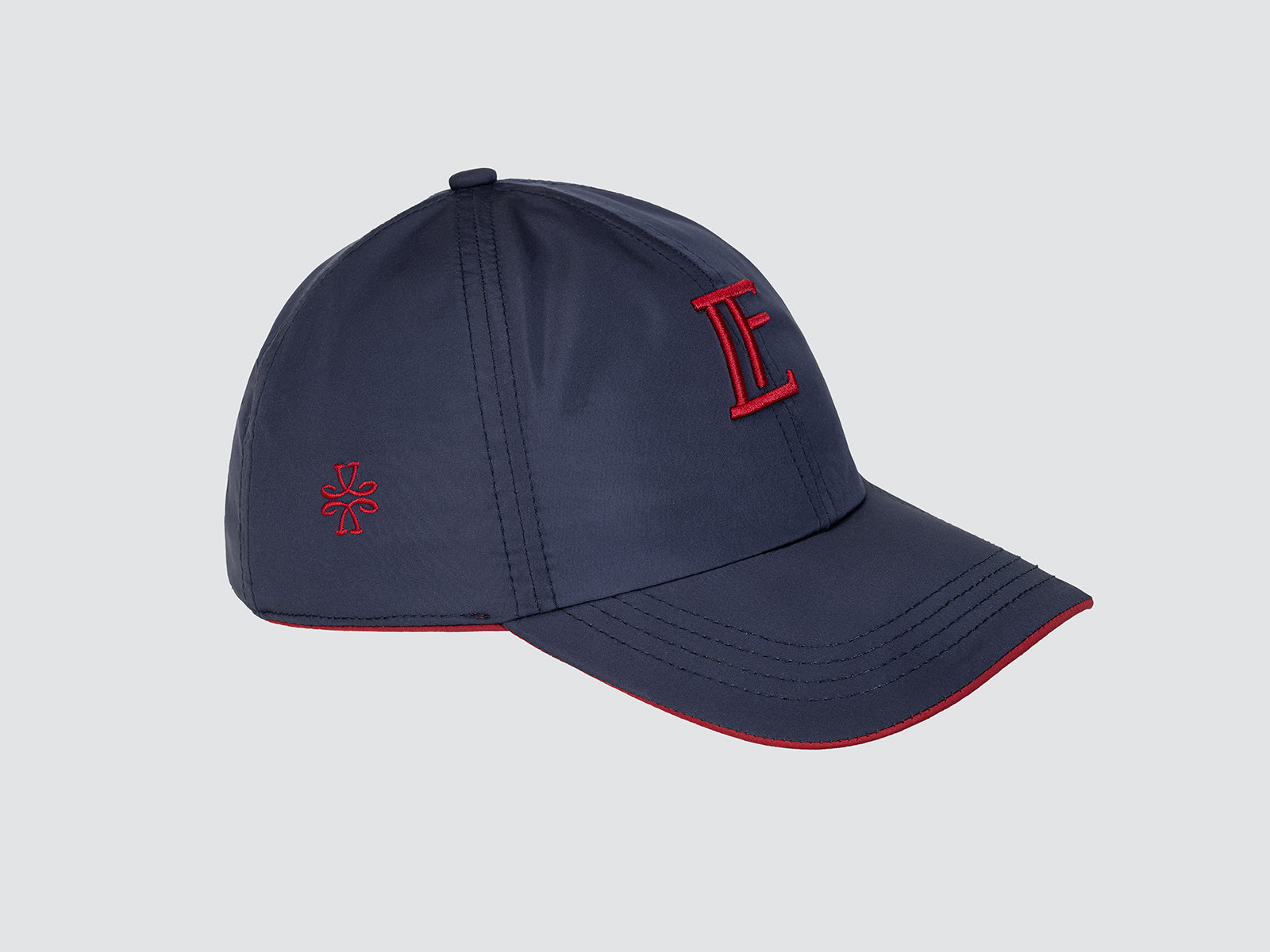 Baseballpet van marineblauw lichtgewicht nylon met logo