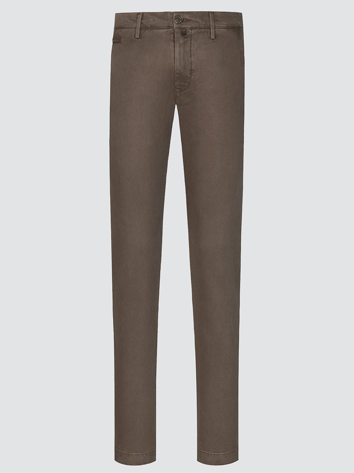 Bobby chinos pants brown cotton lyocell modal