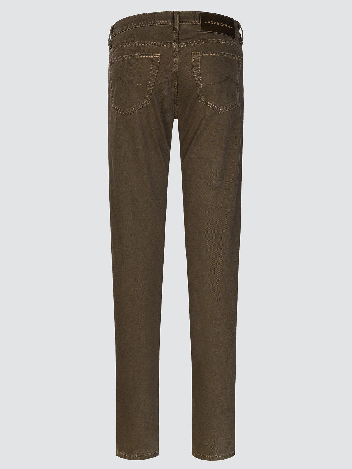 BARD PANTALON EN TWILL TEINTÉ EN PIÈCE MARRON