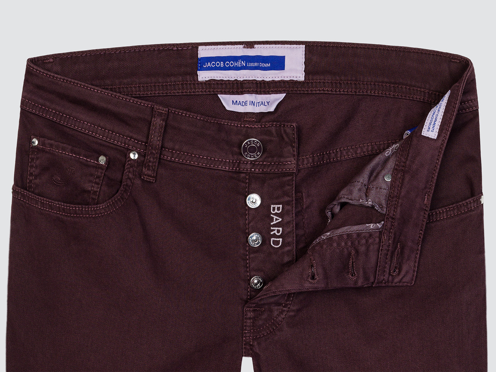 BARD BORDEAUX GARMENT-DYE TWILL BROEK