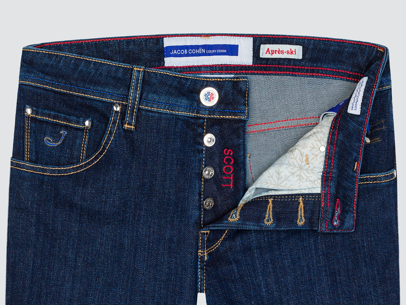 SCOTT BLUE DENIM STRETCH APRES-SKI CAPSULE