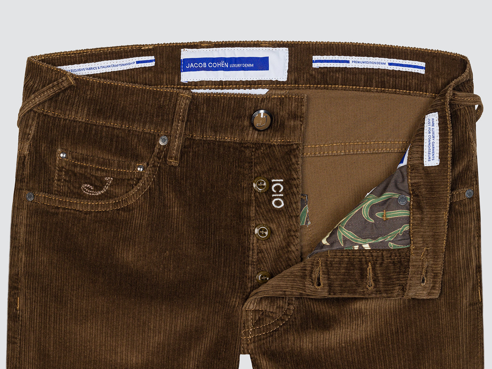 ICIO BRUINE CORDUROY BROEK