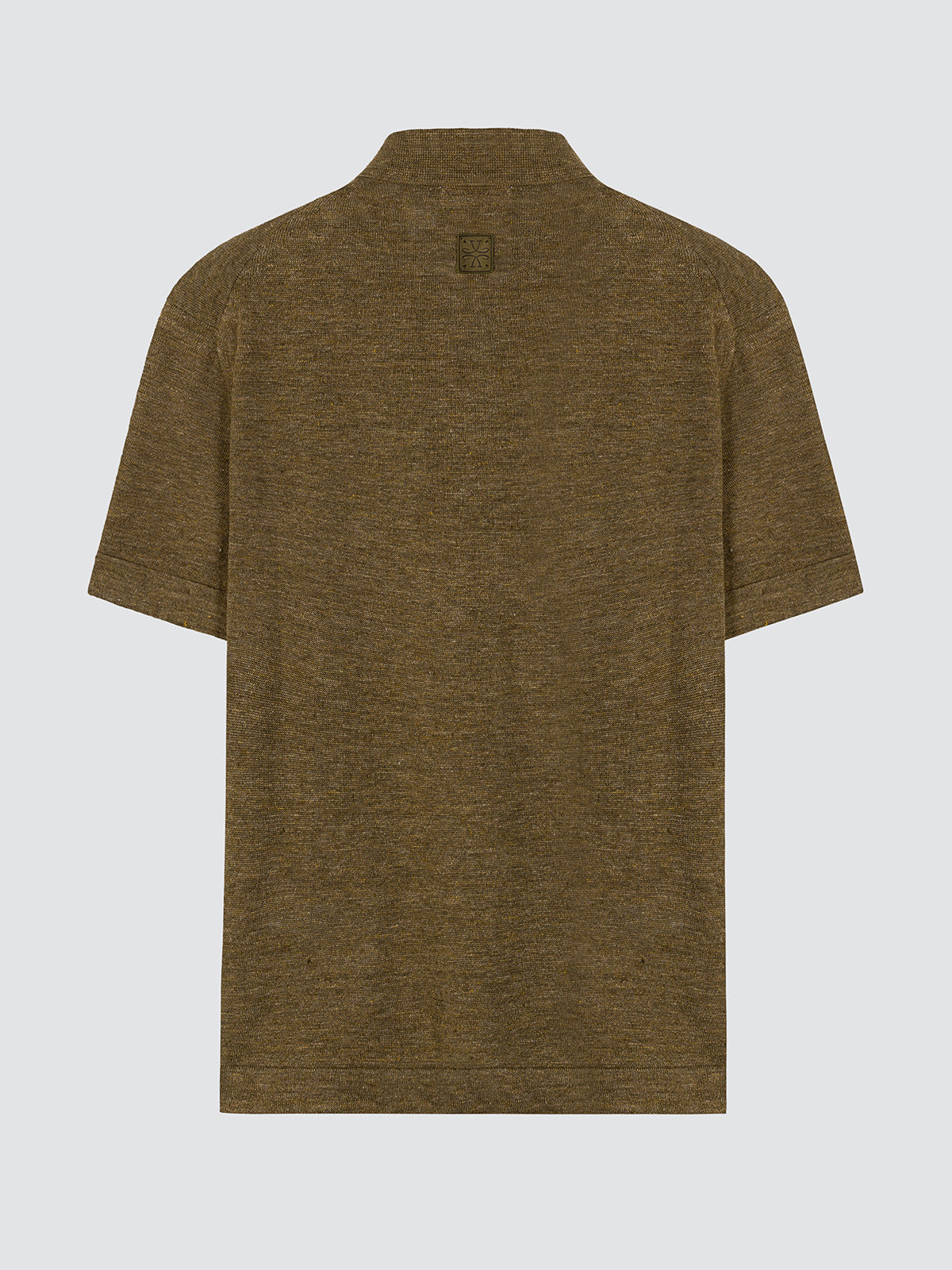 Olivgrünes Poloshirt Mélange Pure Linen Jacob Cohen