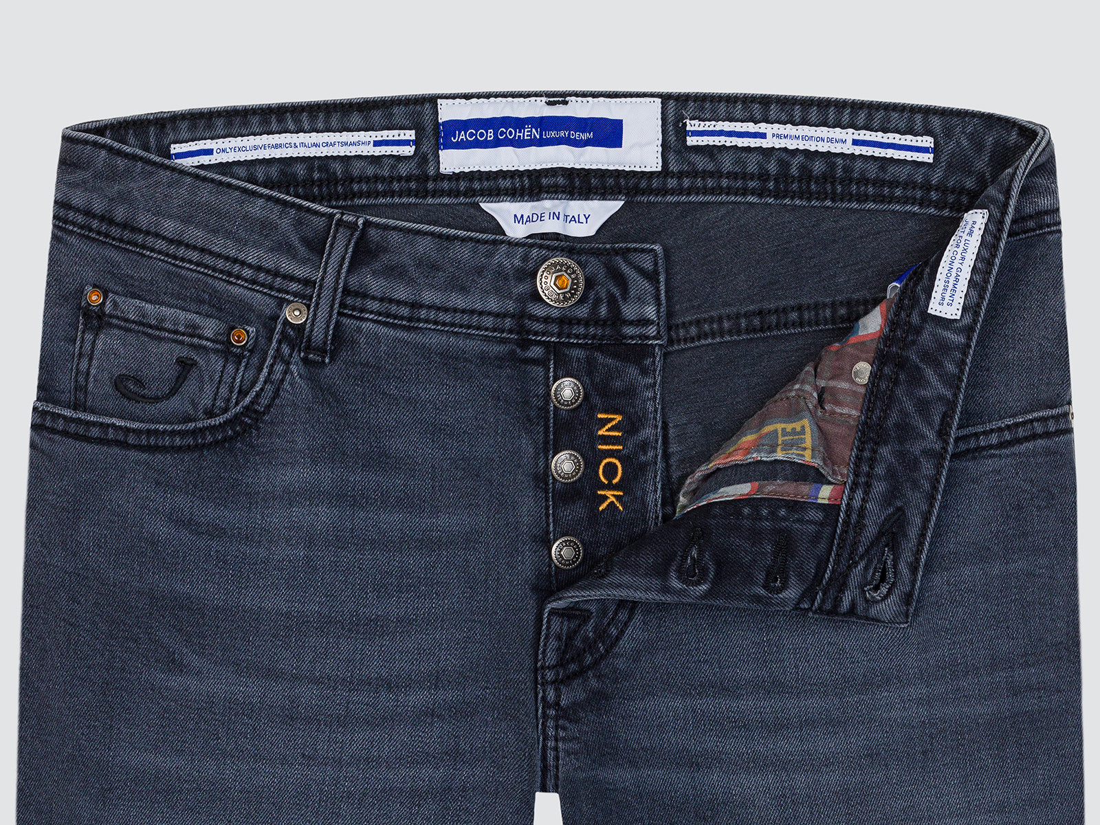 NICK STRETCH MITTELGRAUE JEANS 