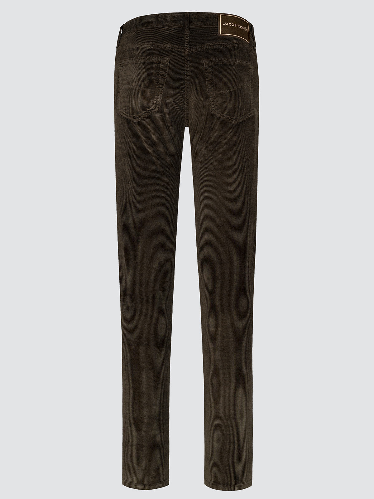 PANTALON BARD EN VELOURS CÔTELÉ MARRON