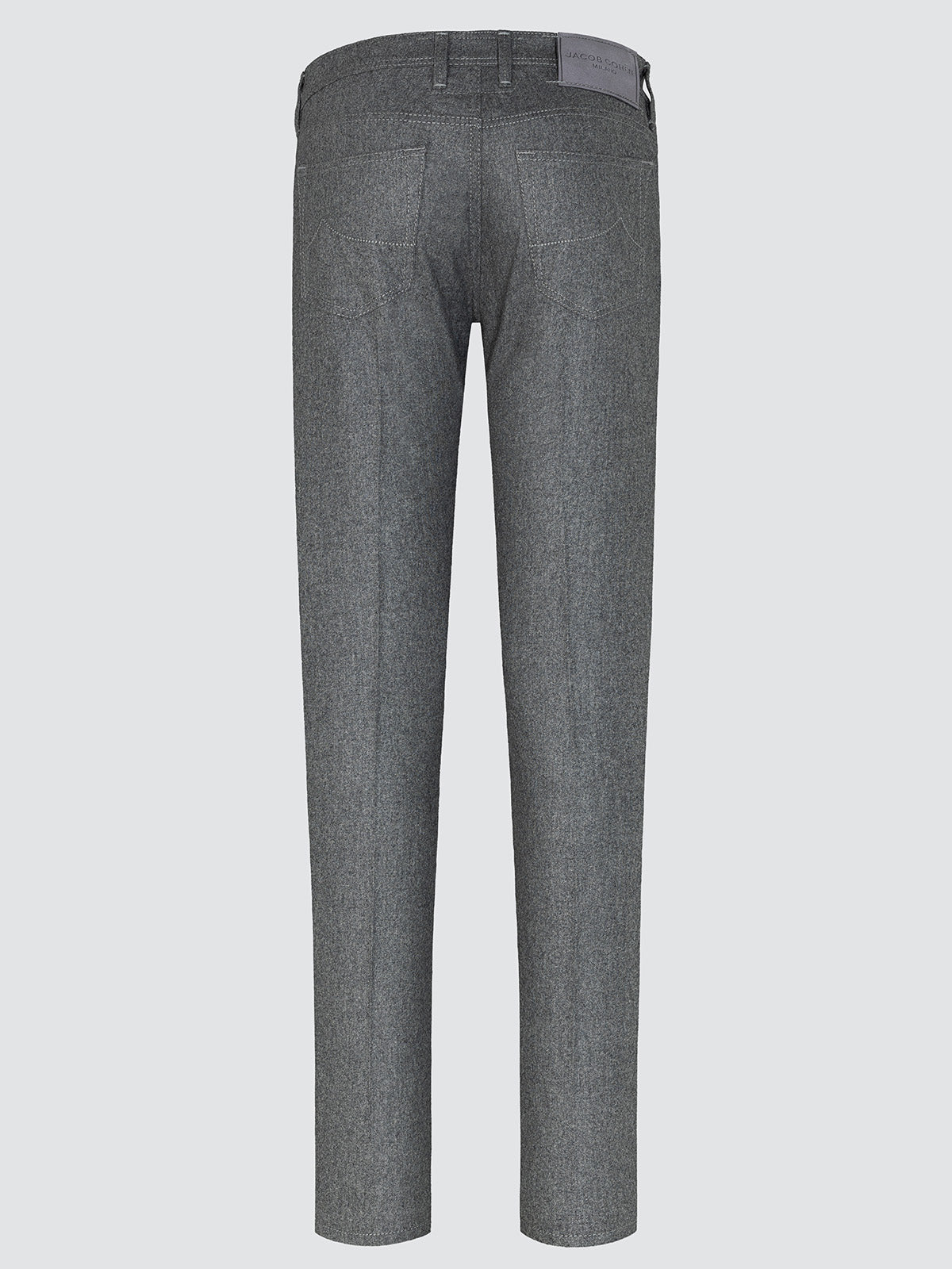 BARD PANTS GREY WOOL FLANNEL