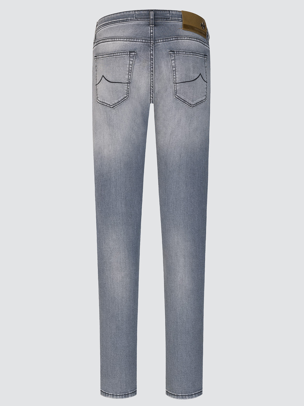 Bard Super Stretch-Denim in Hellgrau