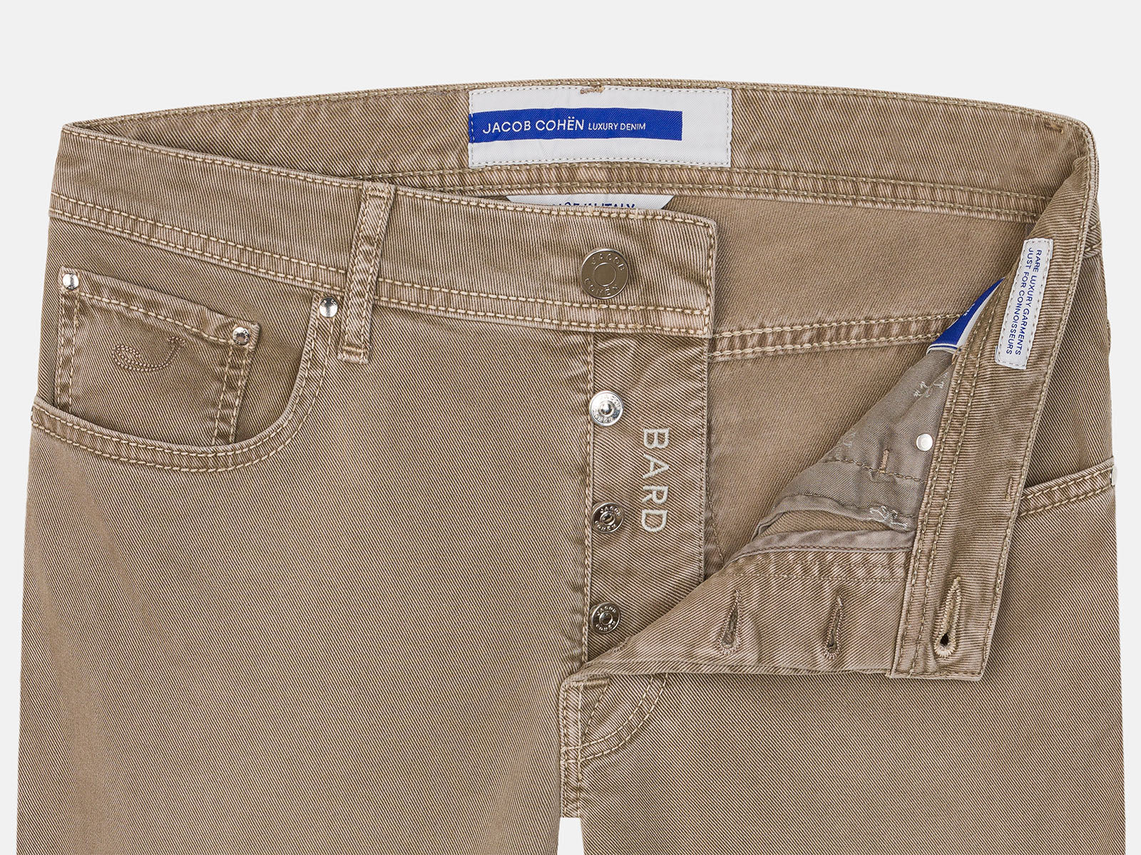 BARD BEIGE GARMENT-DYE TWILL BROEK