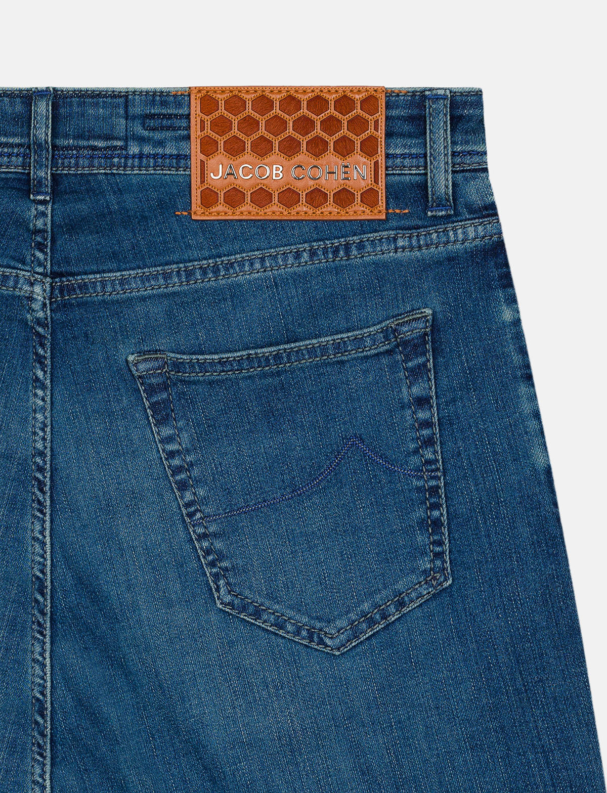 JACOB COHEN JEANS NICK DLIM ORANGE PATCH