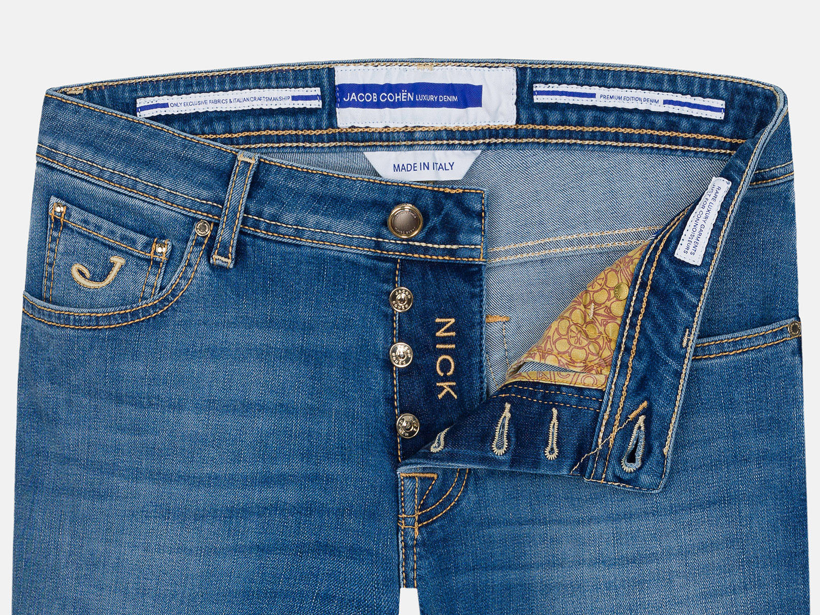 NICK STRETCH LICHTBLAUWE JEANS