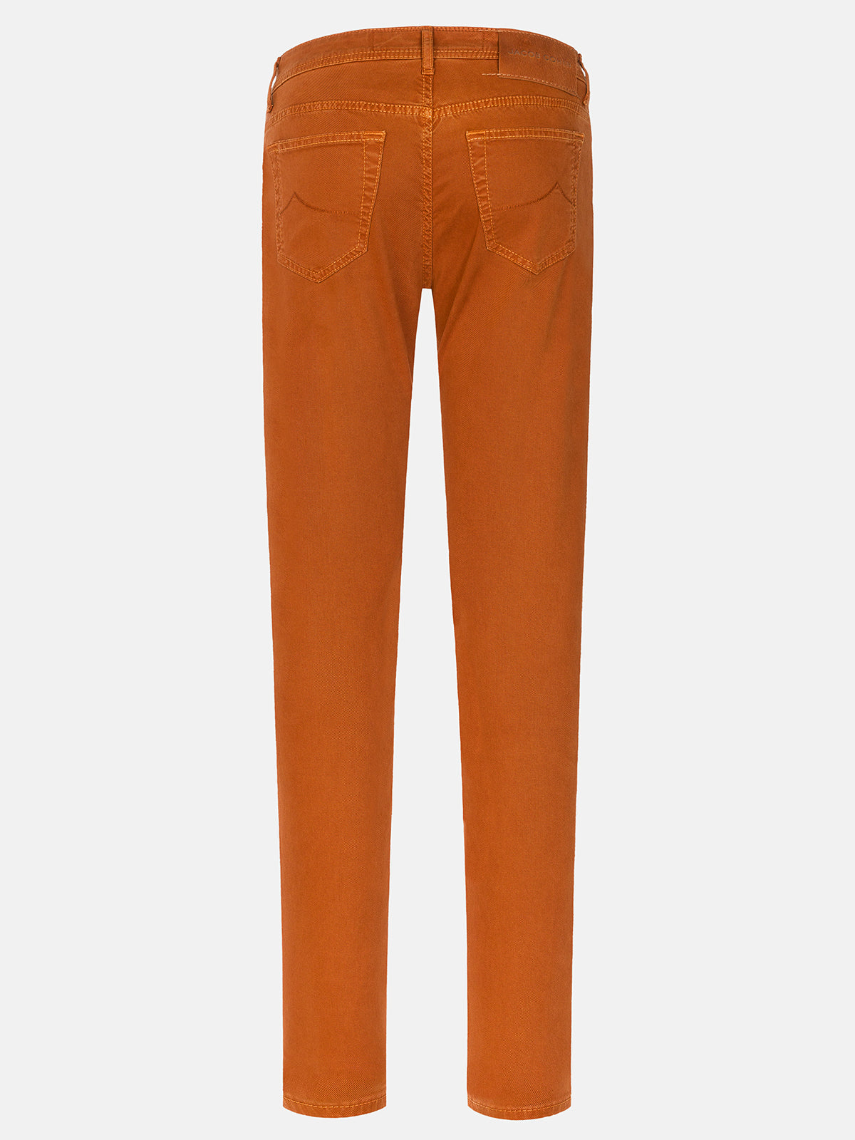 BARD BACKSTEINORANGE HOSE AUS STÜCKGEFÄRBTEM TWILL