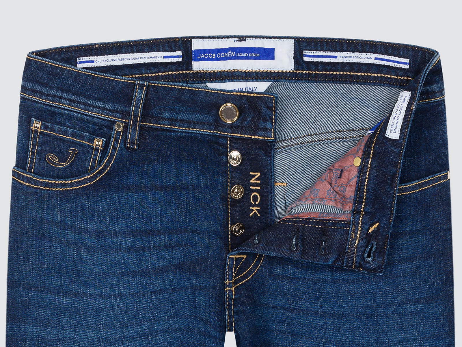 NICK BLAUER STRETCH-DENIM