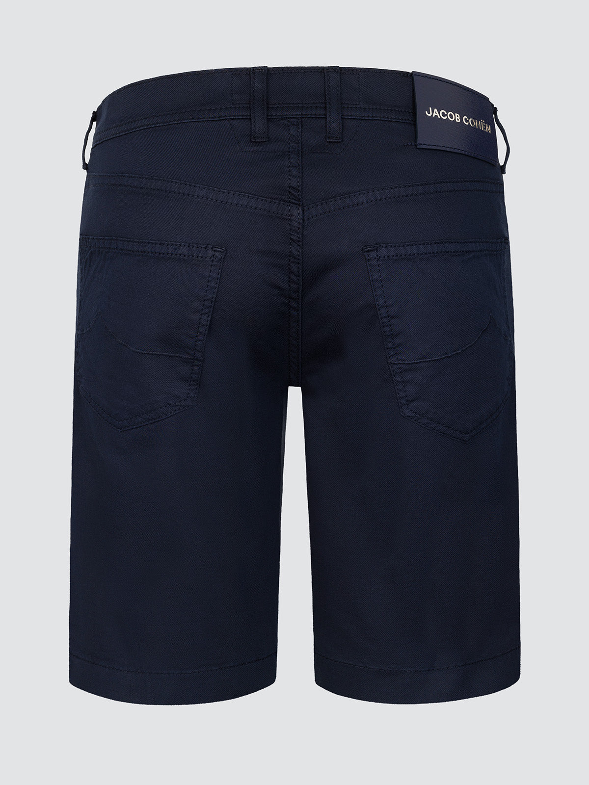 Nicolas Bermuda navy blue  stretch cotton Lyocell