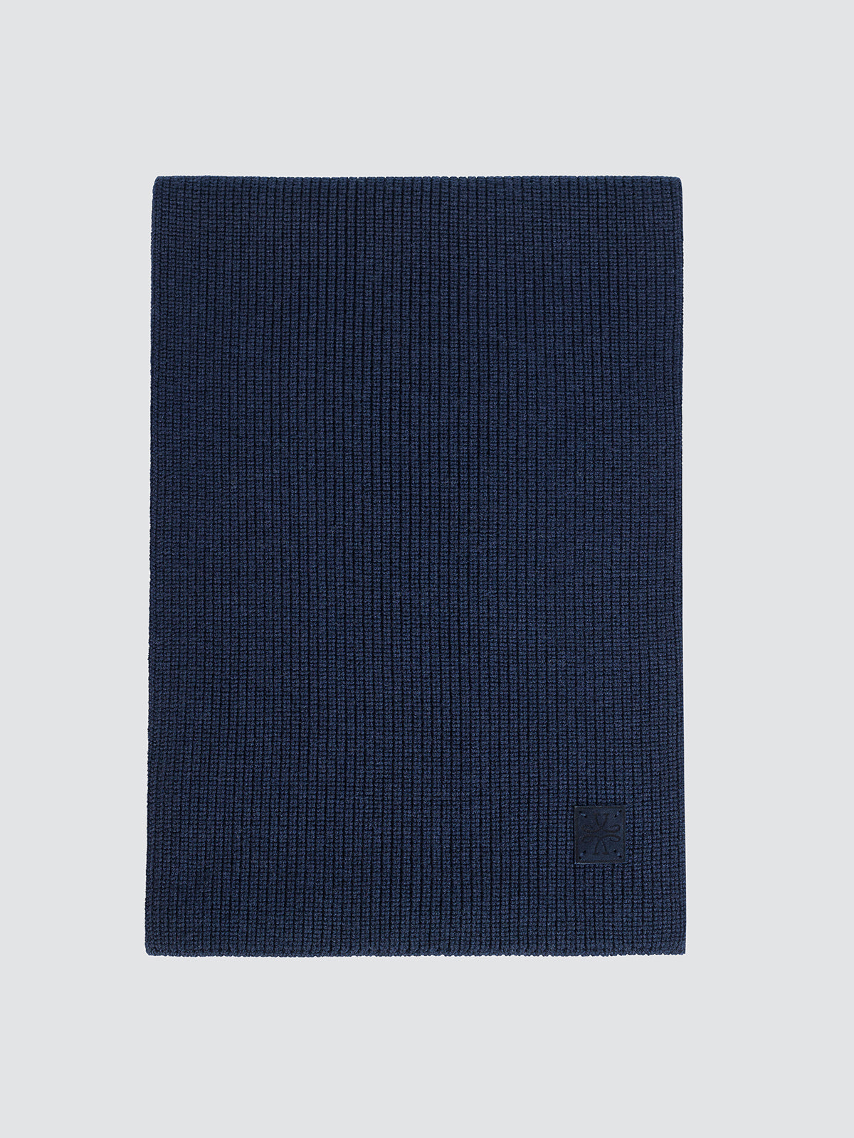 BLUE WOOL SCARF