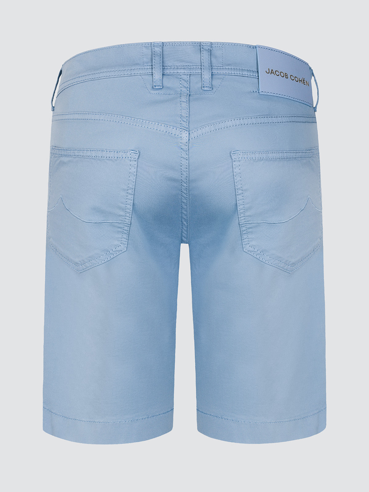 NICOLAS sky blue BERMUDA STRETCH COTTON LYOCELL