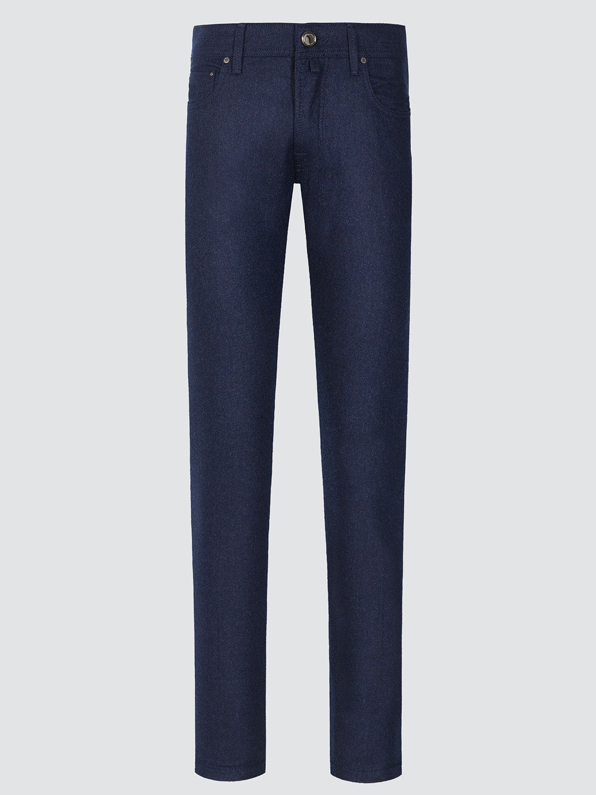 PANTALON JACOB COHEN EN LAINE BLEU MARINE