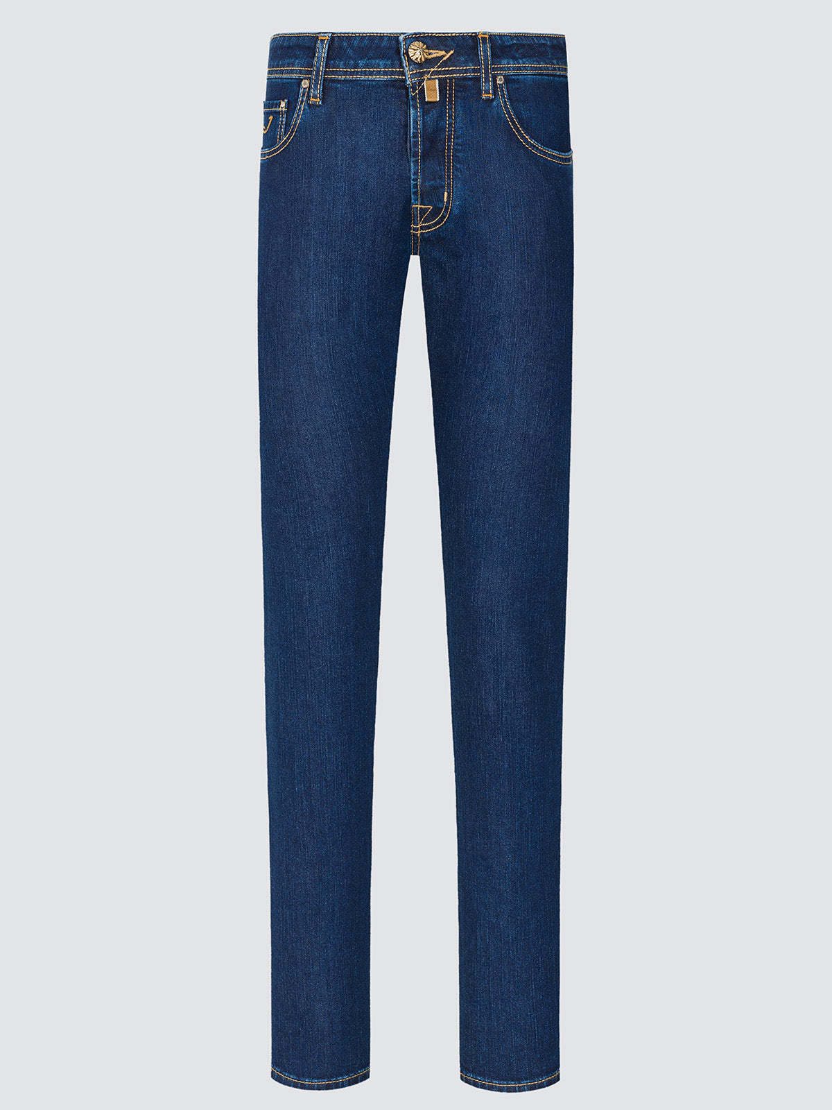 BARD BLUE DENIM STRETCH GREEN PATCH