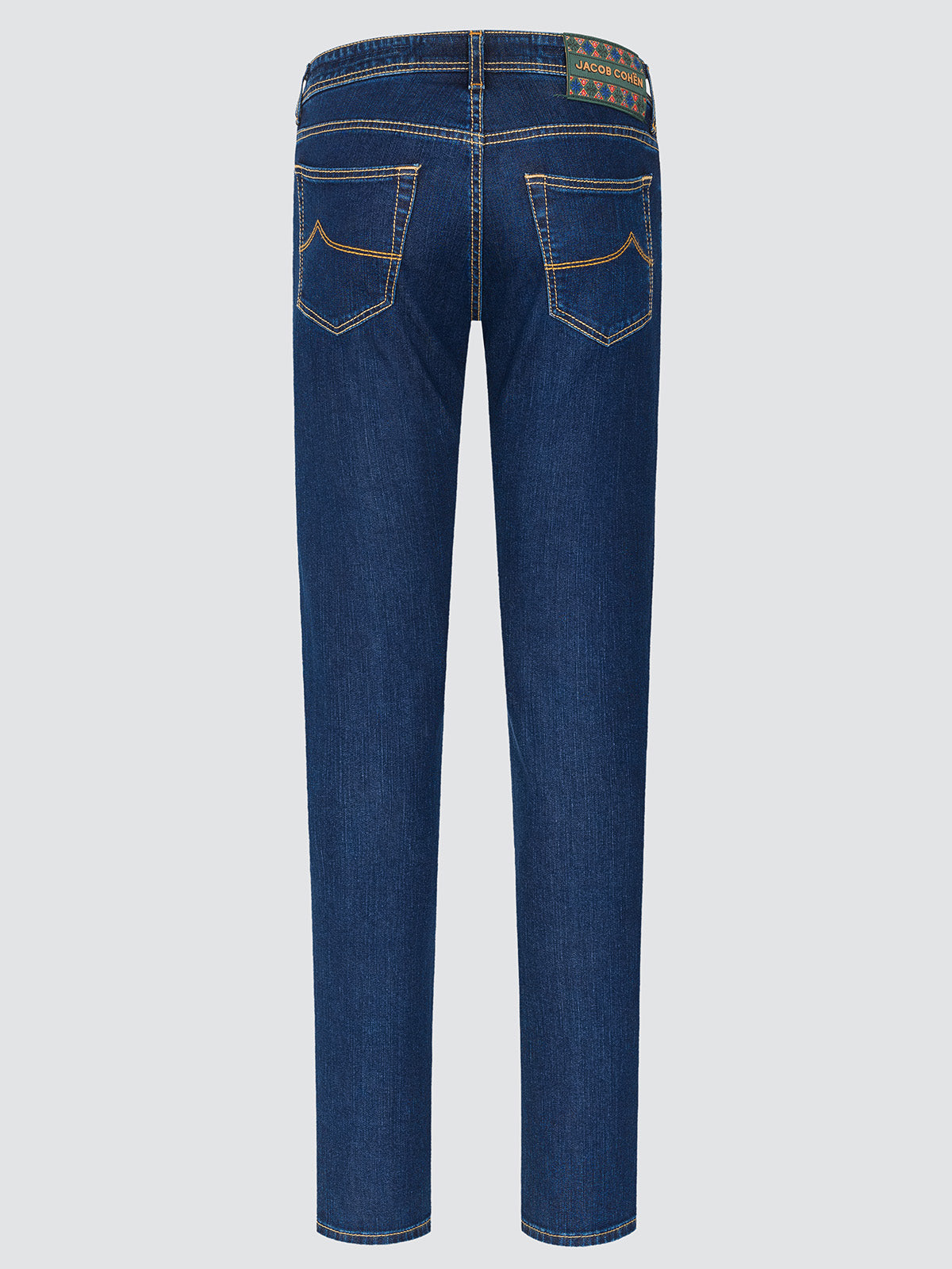 BARD BLUE DENIM STRETCH GREEN PATCH