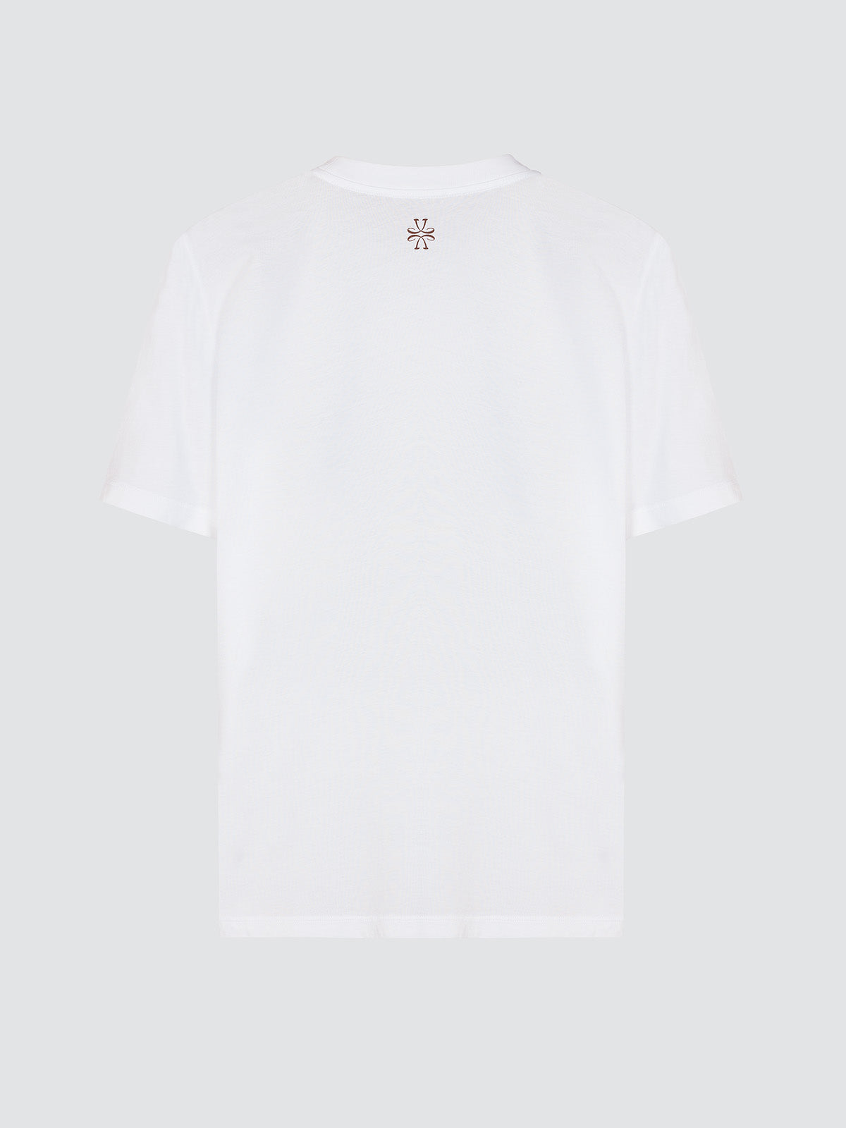 White cotton jersey t-shirt golf