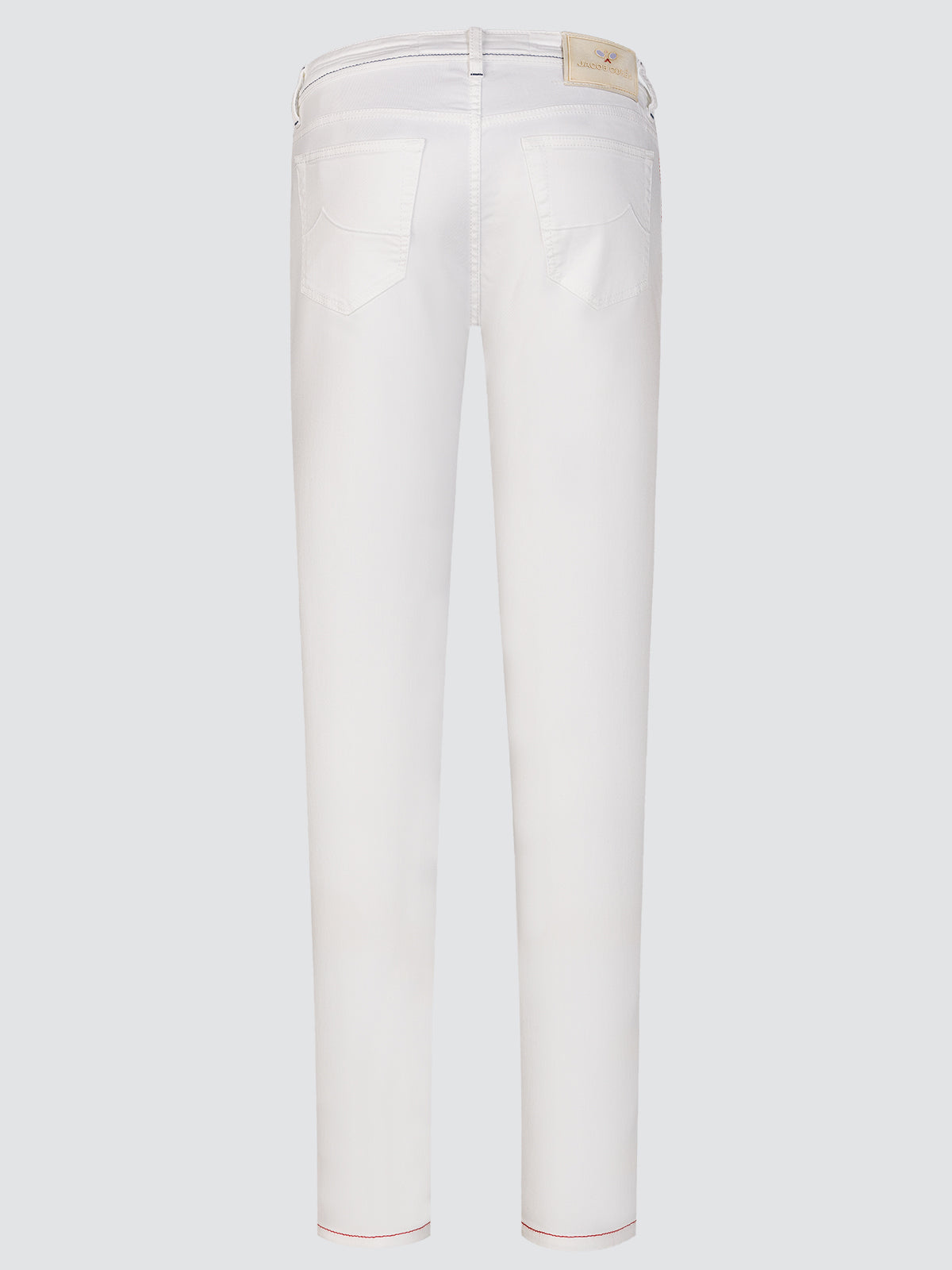 Bard white denim stretch tennis