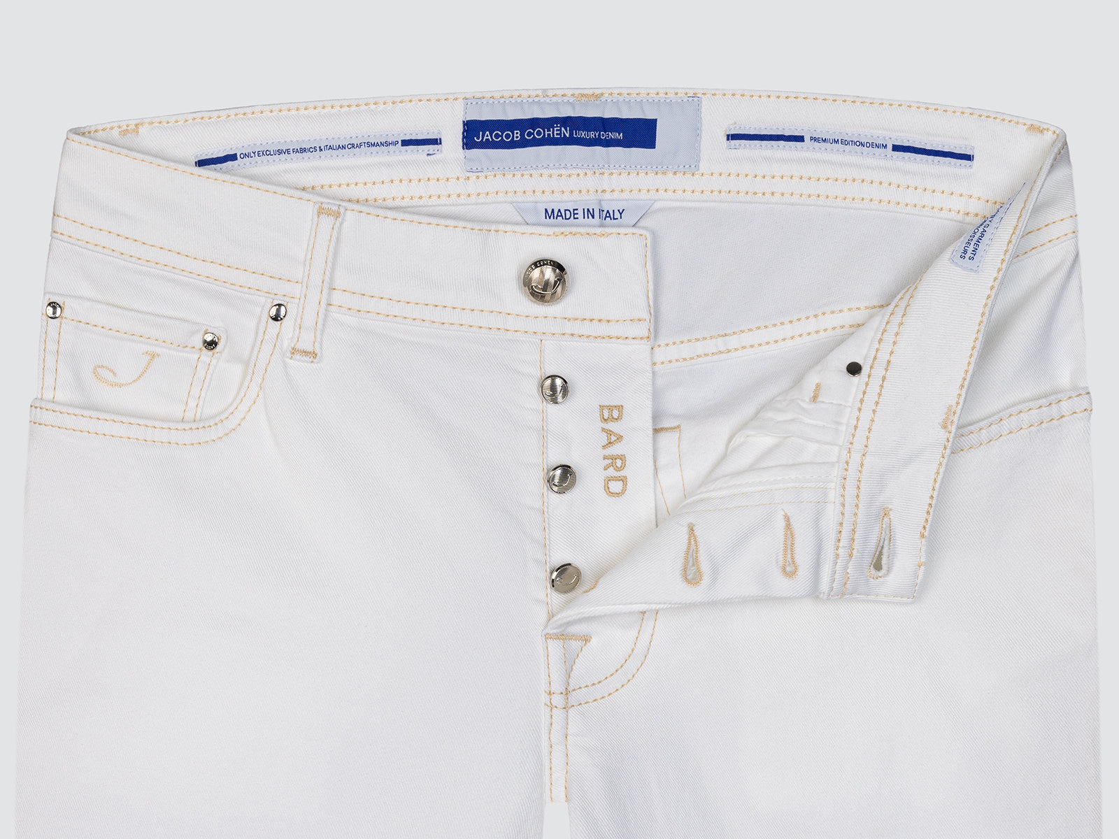 BARD WHITE DENIM STRETCH