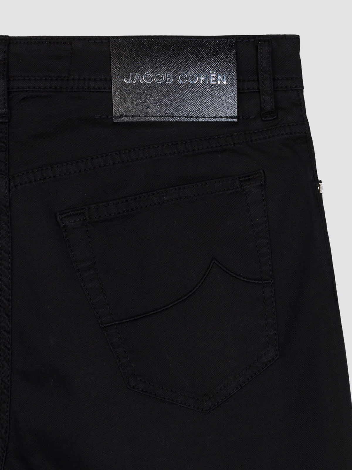 Pantalon noir Jacob Cohën twill stretch été 