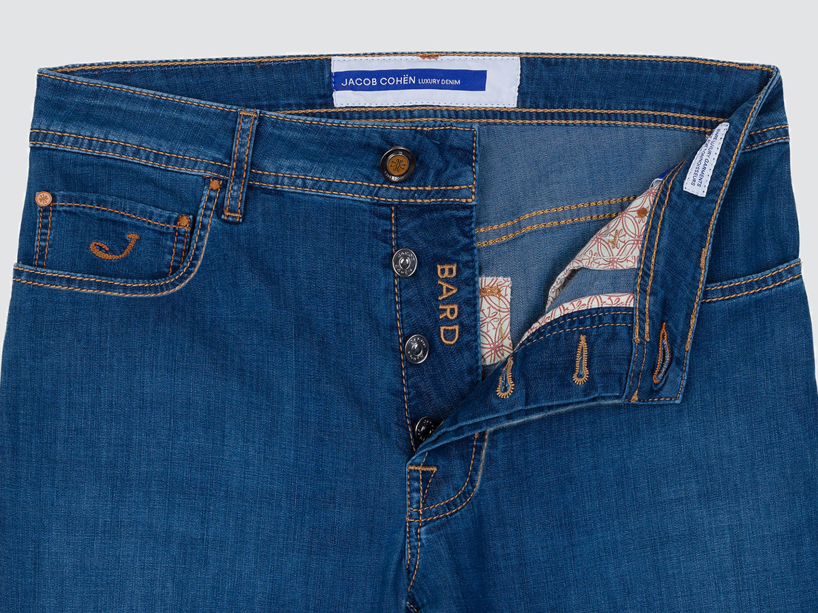 Bard jeans mid blue denim Jacob Cohen light weight