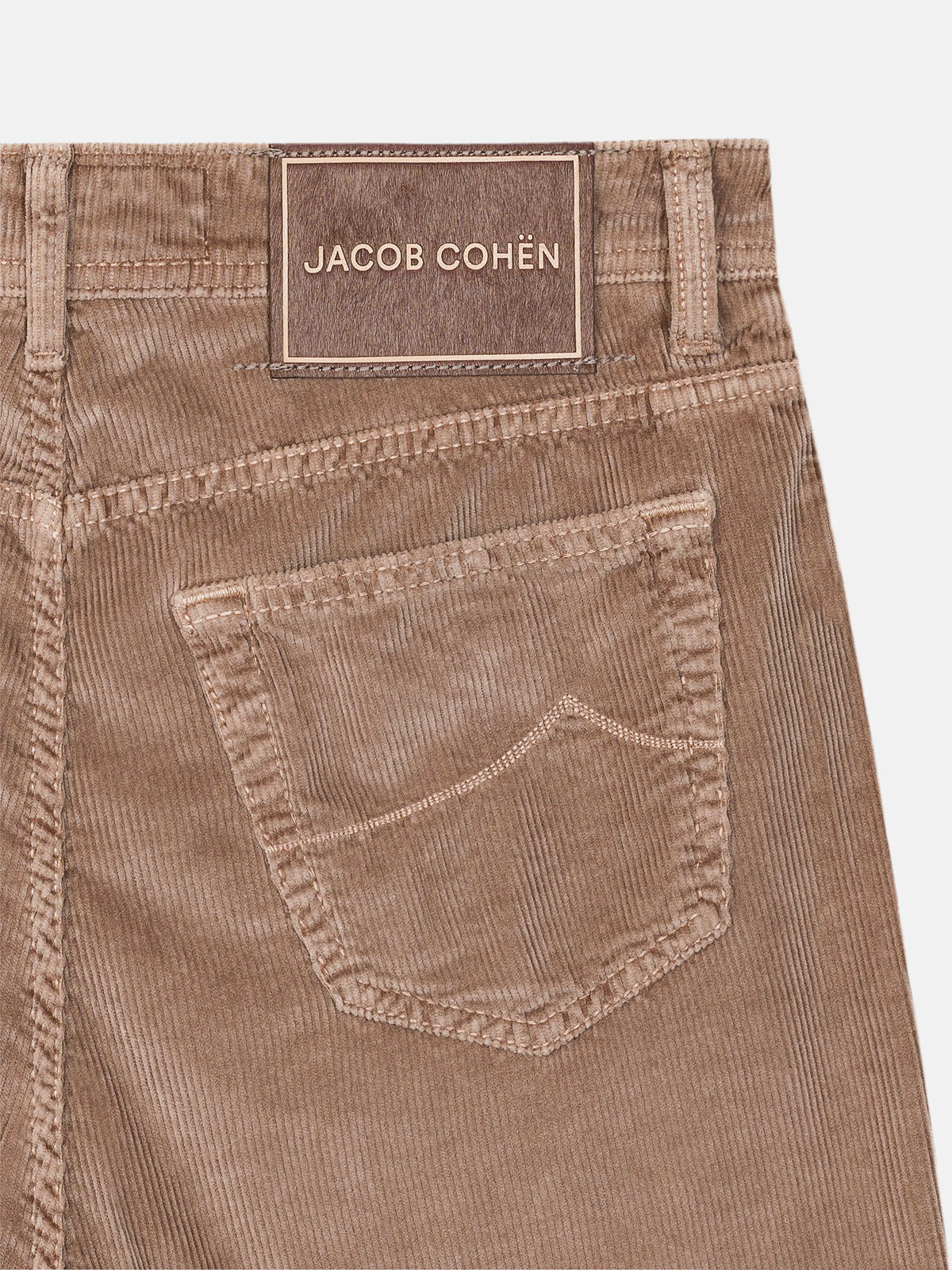 Pantalon Jacob Cohen Bard velours beige