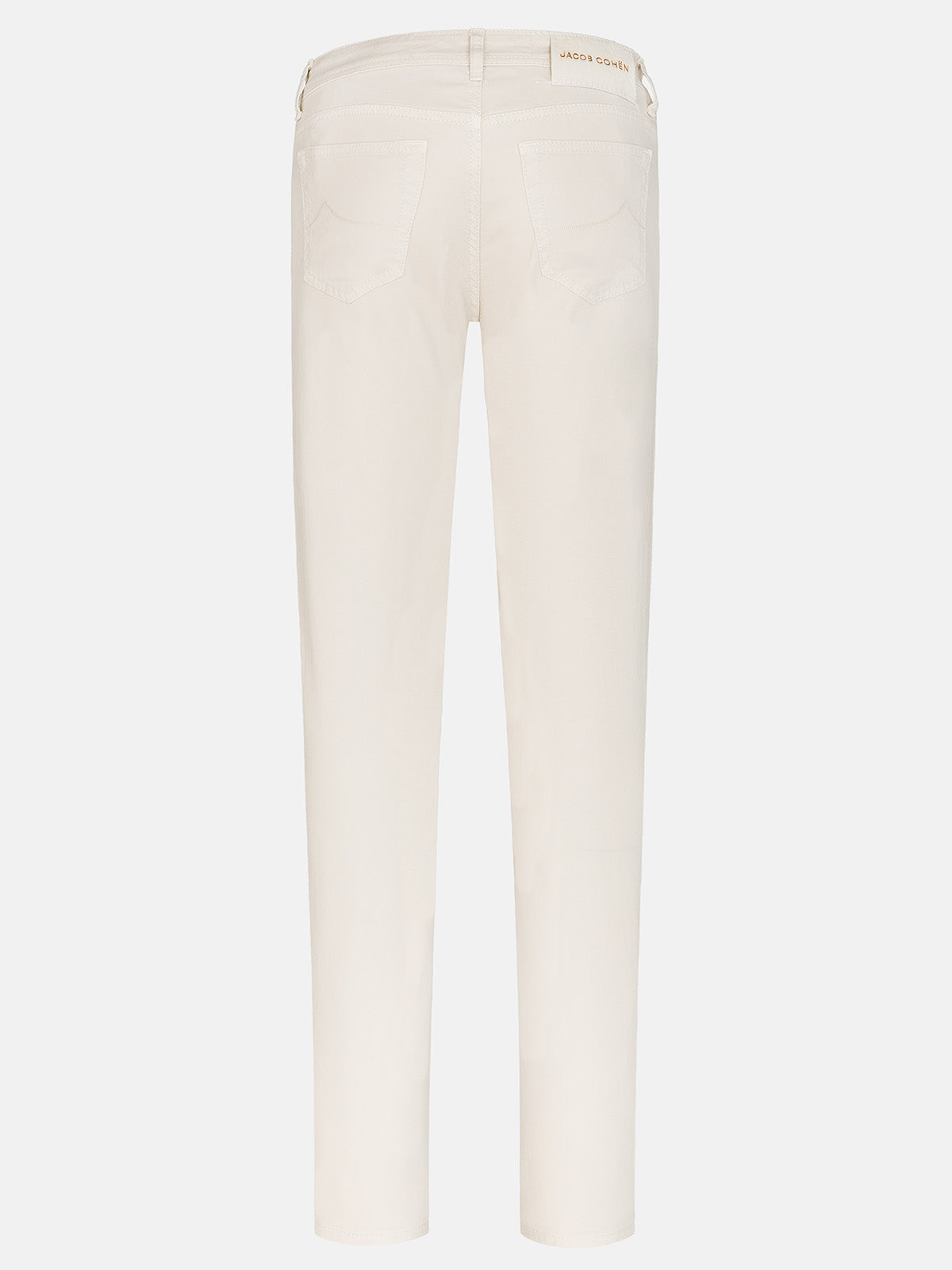 BARD OFF-WHITE-HOSE AUS STÜCKGEFÄRBTEM TWILL