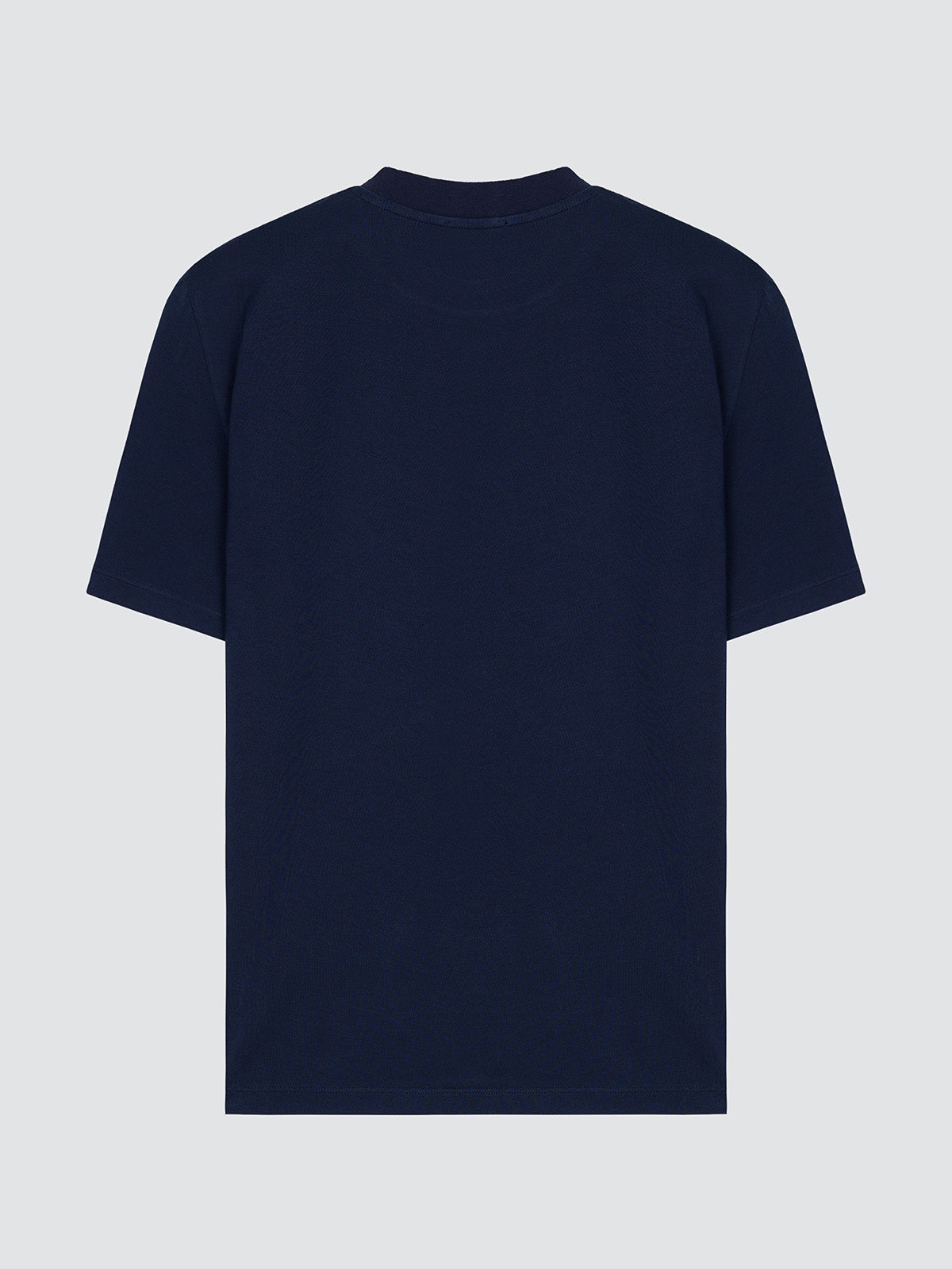 Cotton jersey crew neck T-Shirt Navy Blue Jacob cohen