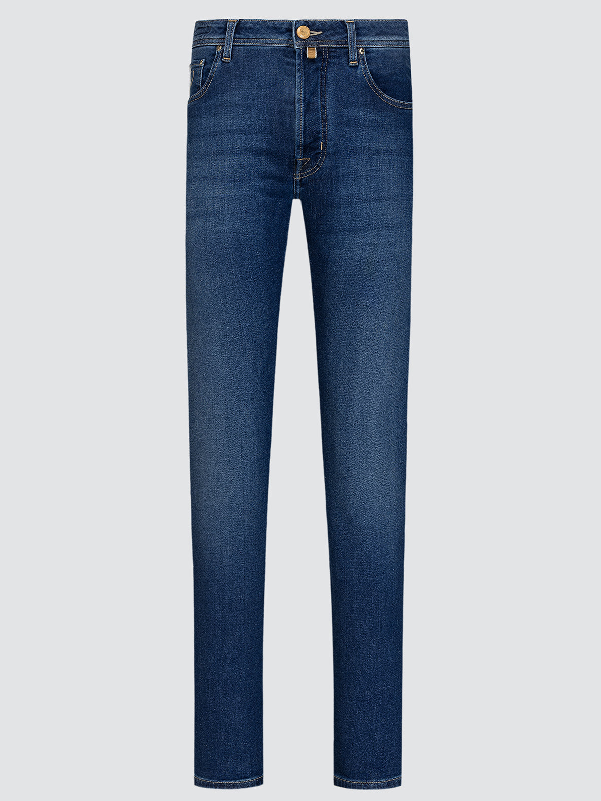Bard Regular-Slim Jeans Mittelblauer Power Stretch Denim