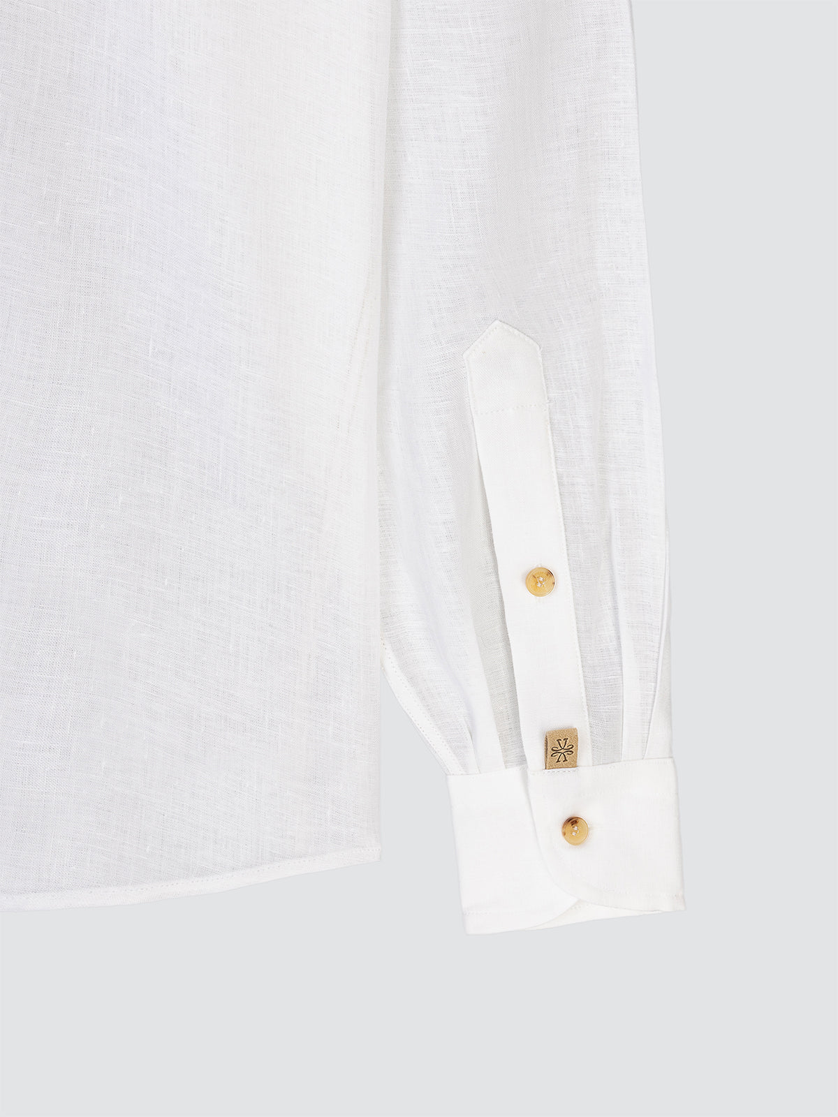 Western shirt Regular Fit in white Linen