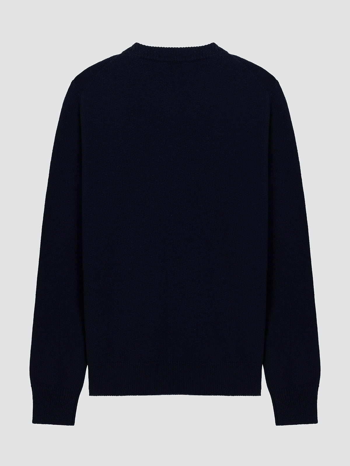 Crewneck Sweater Navy blue Wool and Cashmere