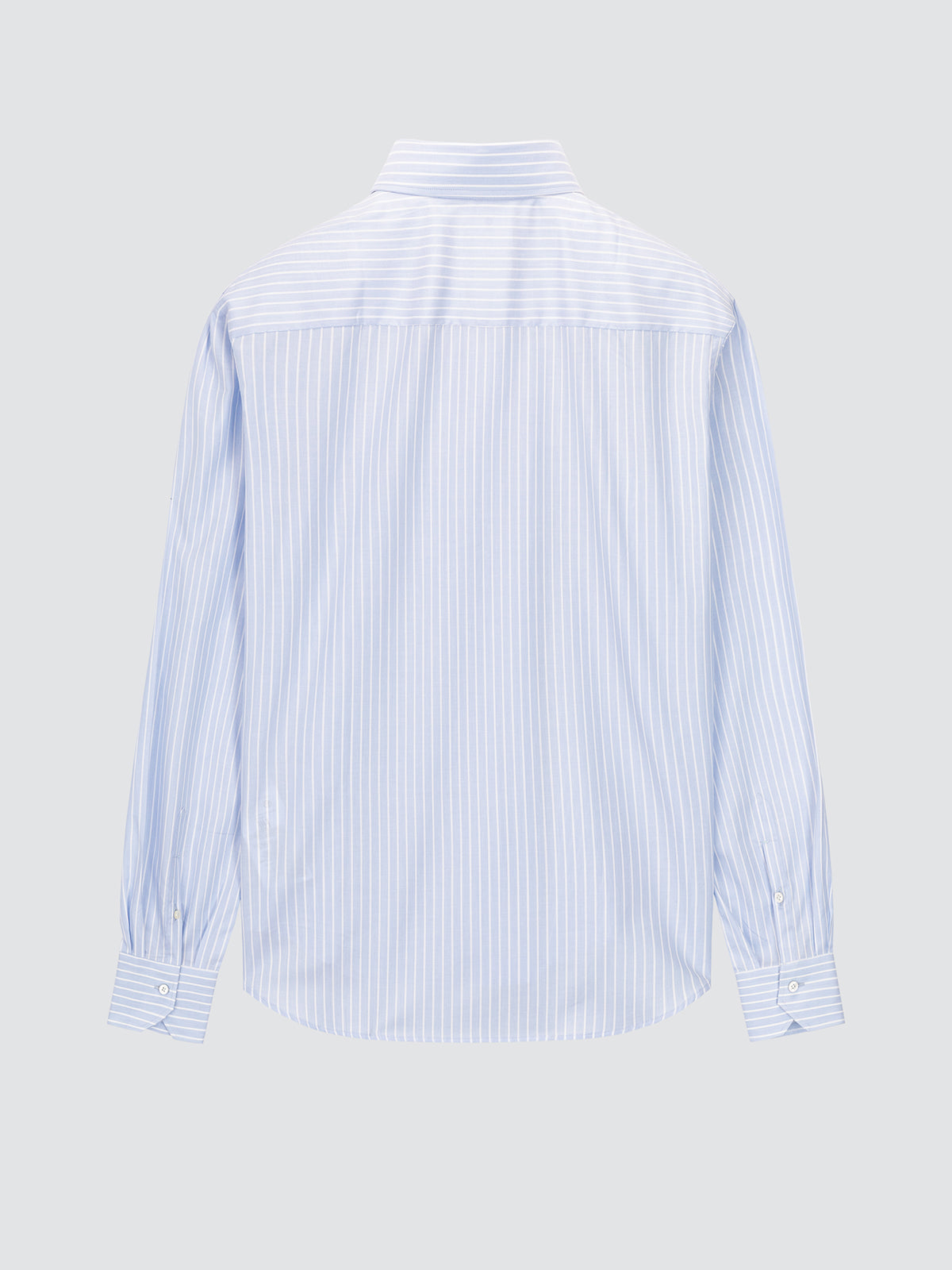 Shirt in Light Blue and White Oxford Cotton