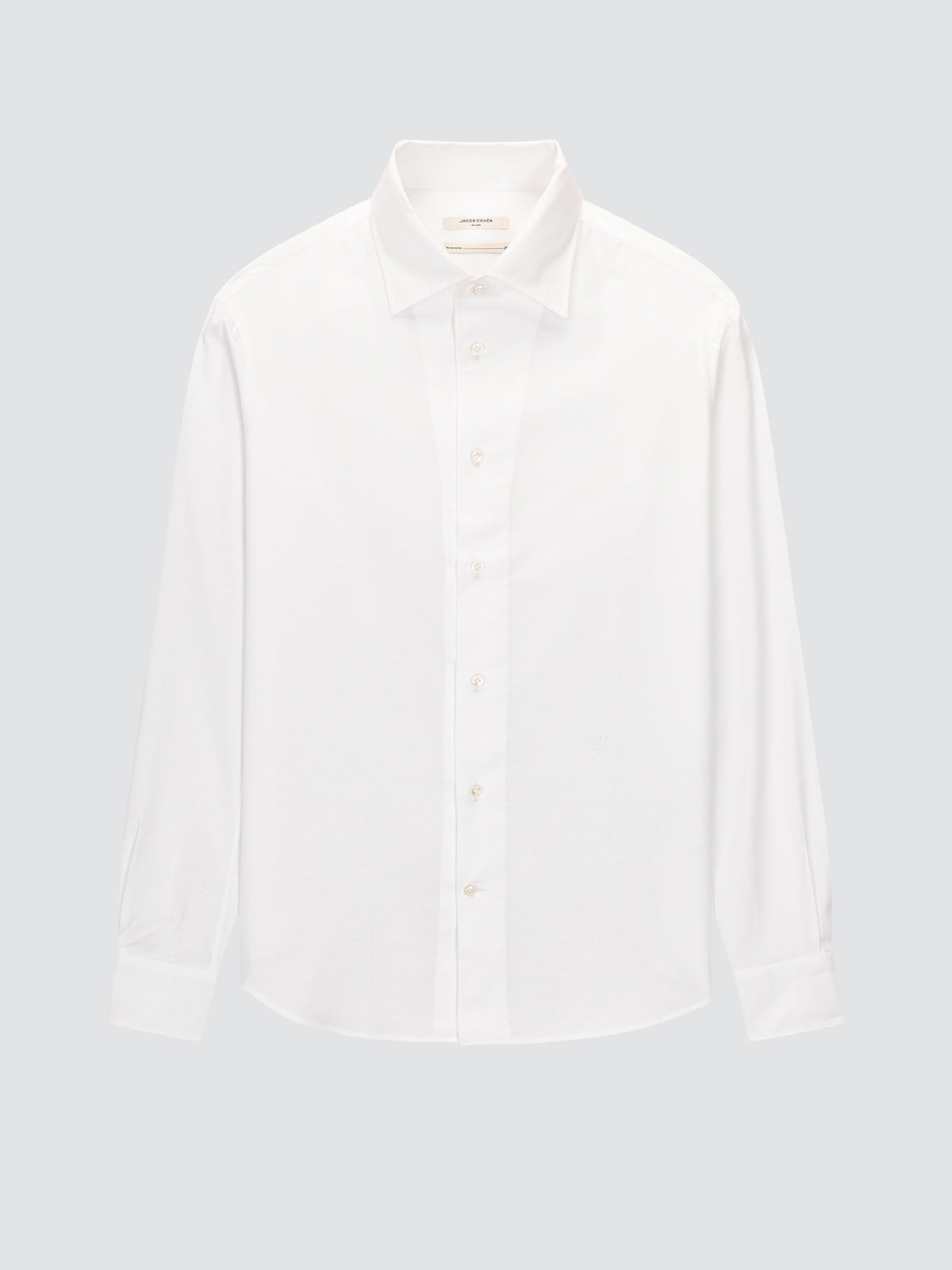 White Oxford Shirt Standless Collar | Jacob Cohën