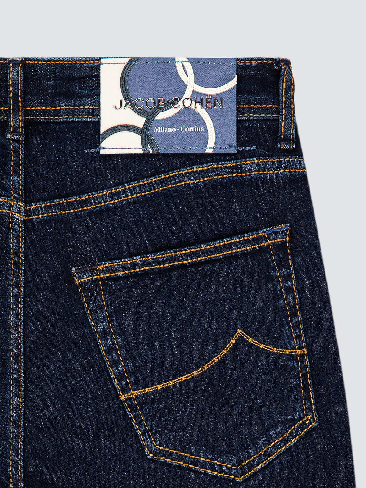 Jacob Cohen nick dark blue olympic patch milano cortina