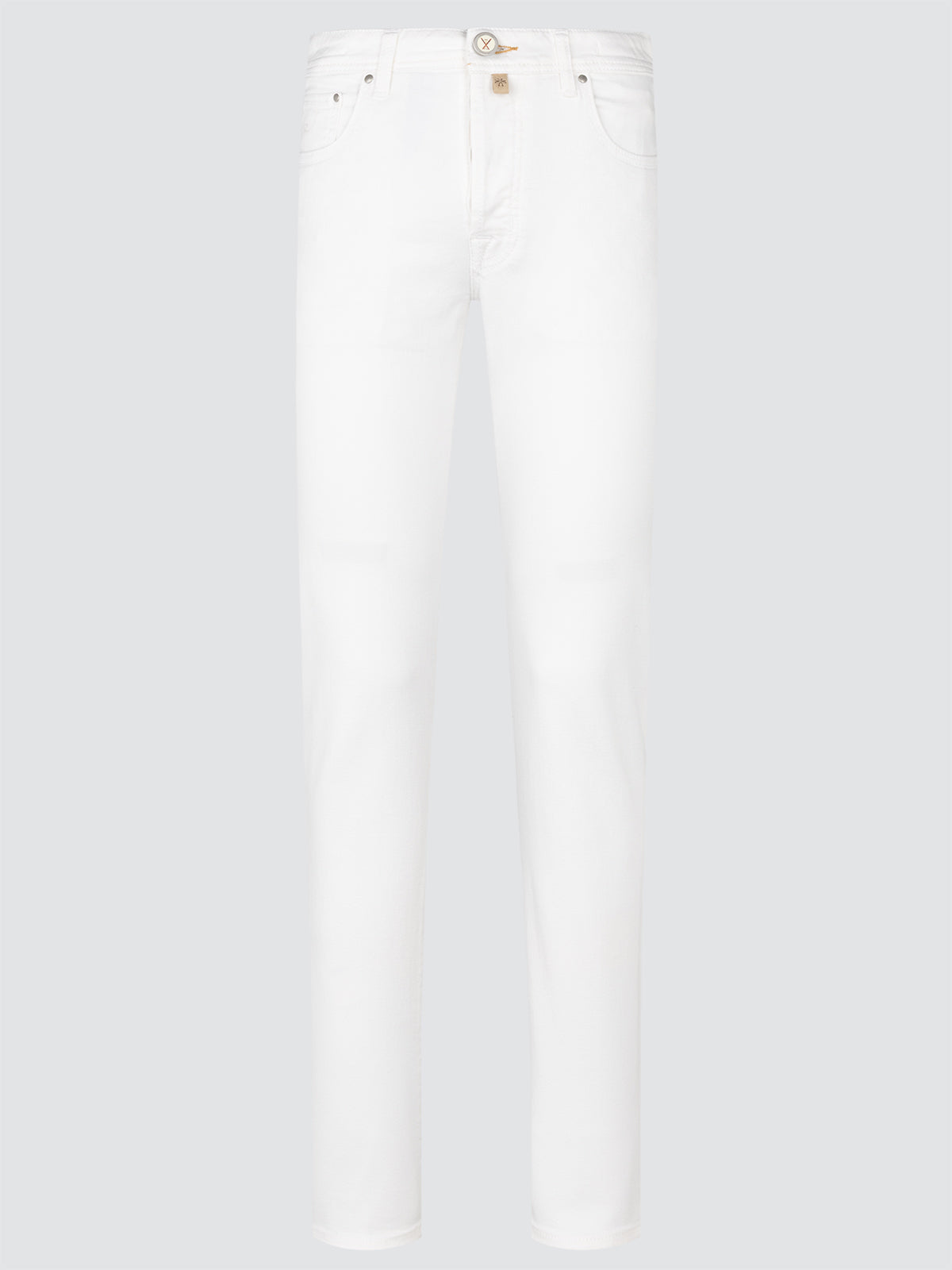 White Jeans pants Jacob Cohen on a white background