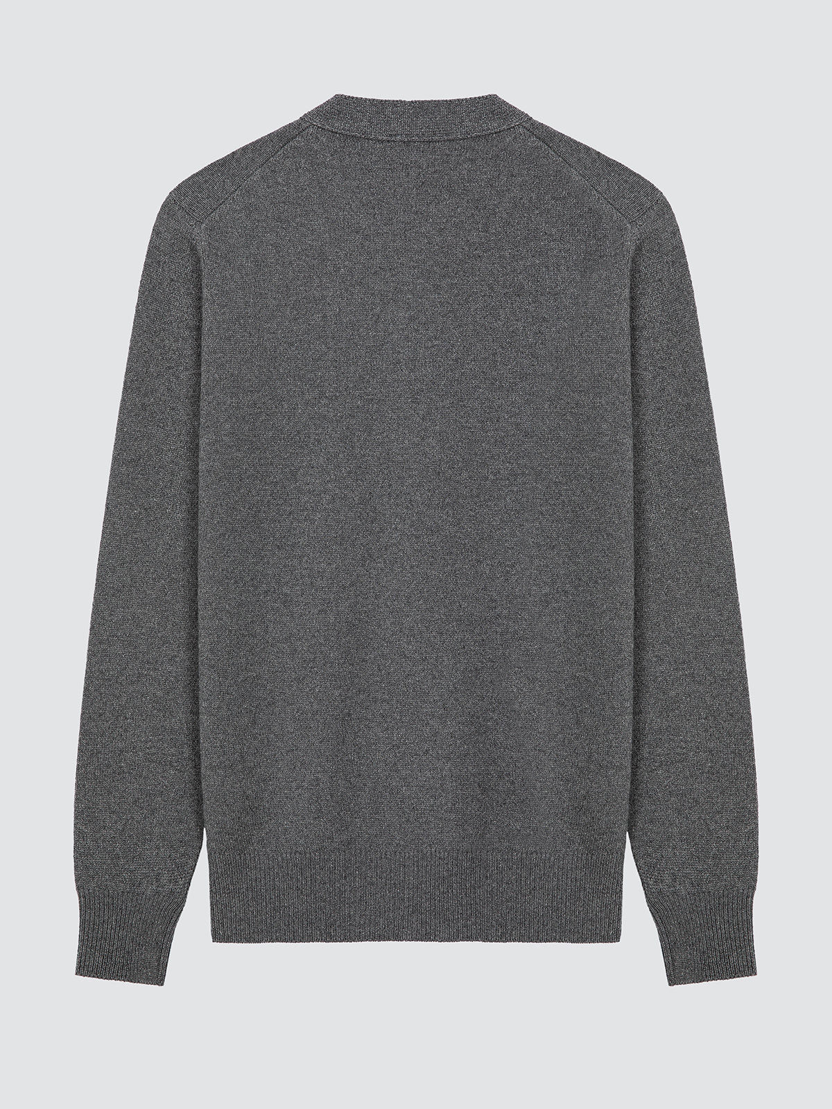 Gray sweater on a light gray background