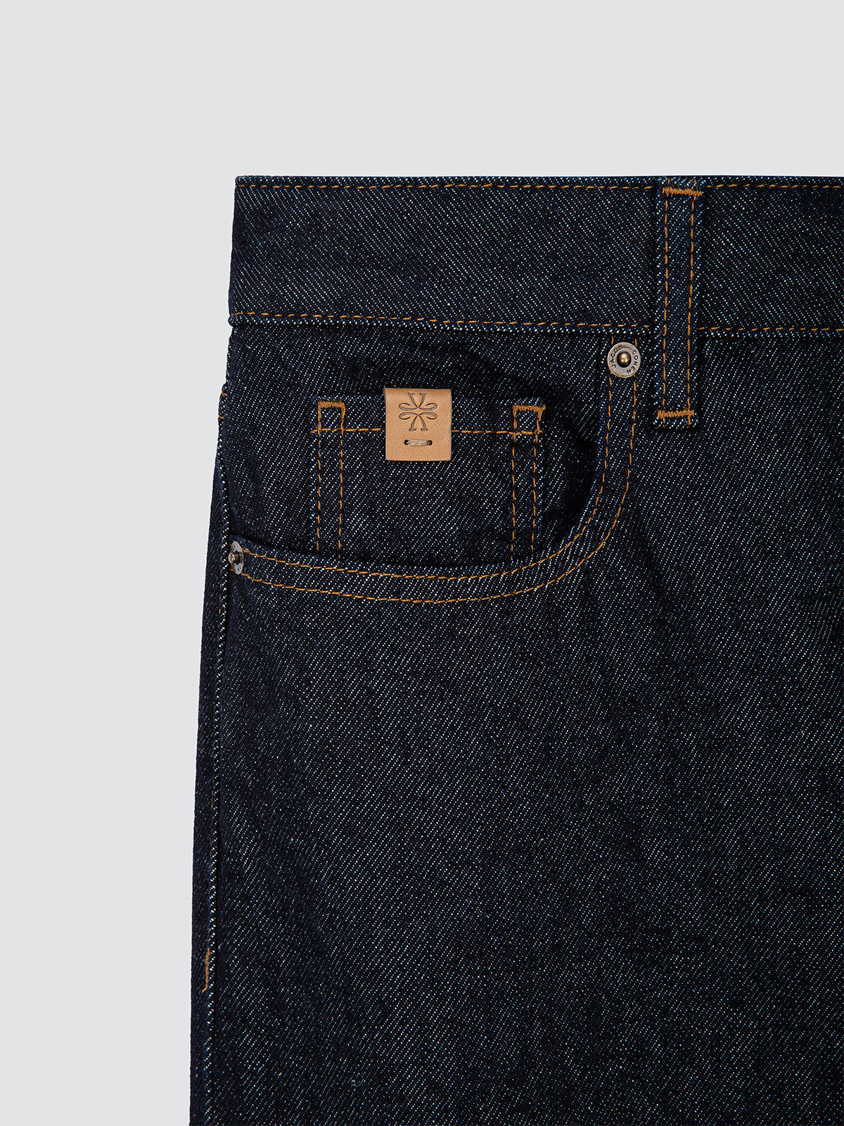 Jackie Palazzo Jeans Dark Blue Cotton Denim